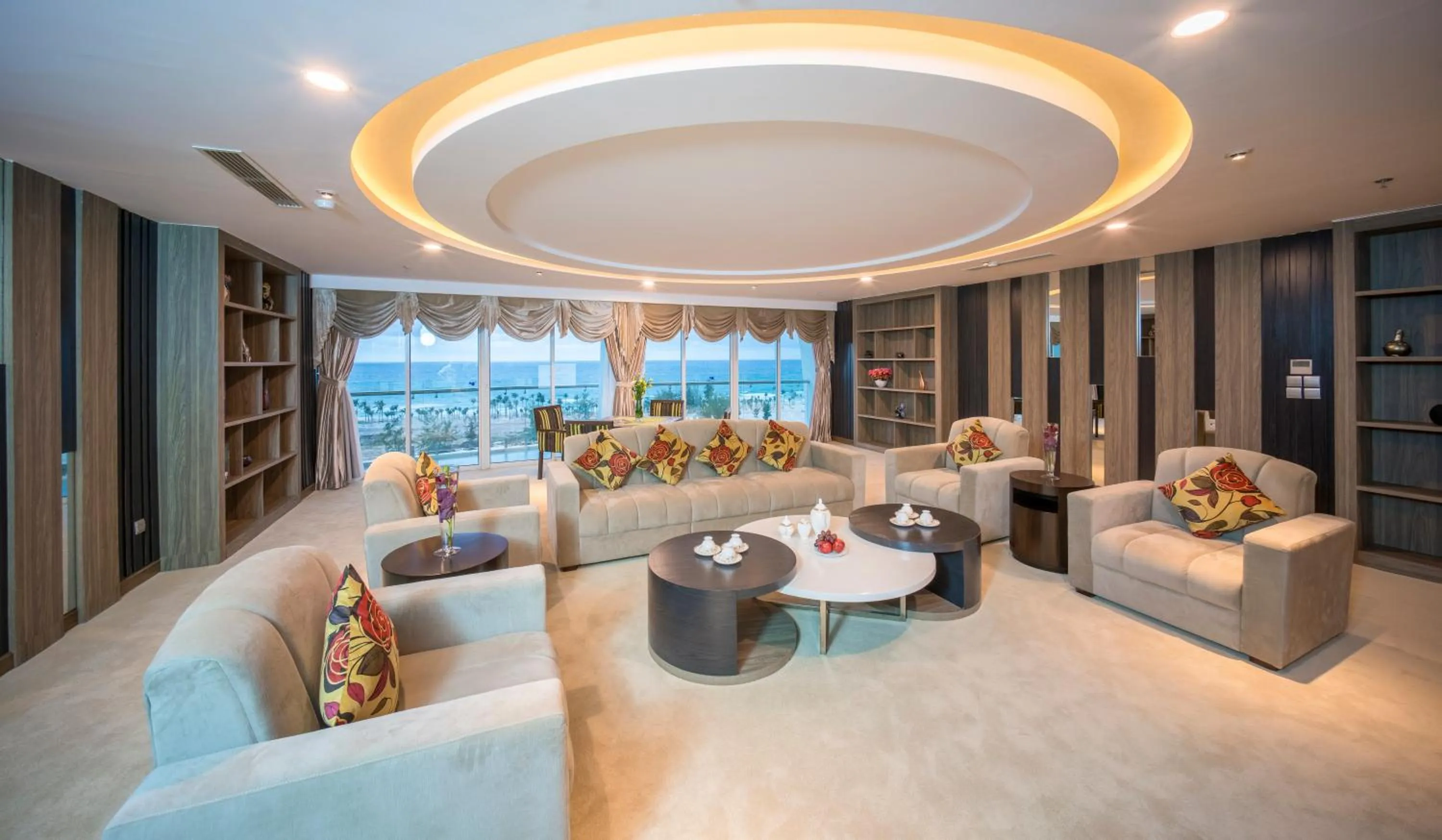 Living room in Muong Thanh Luxury Phu Quoc Hotel