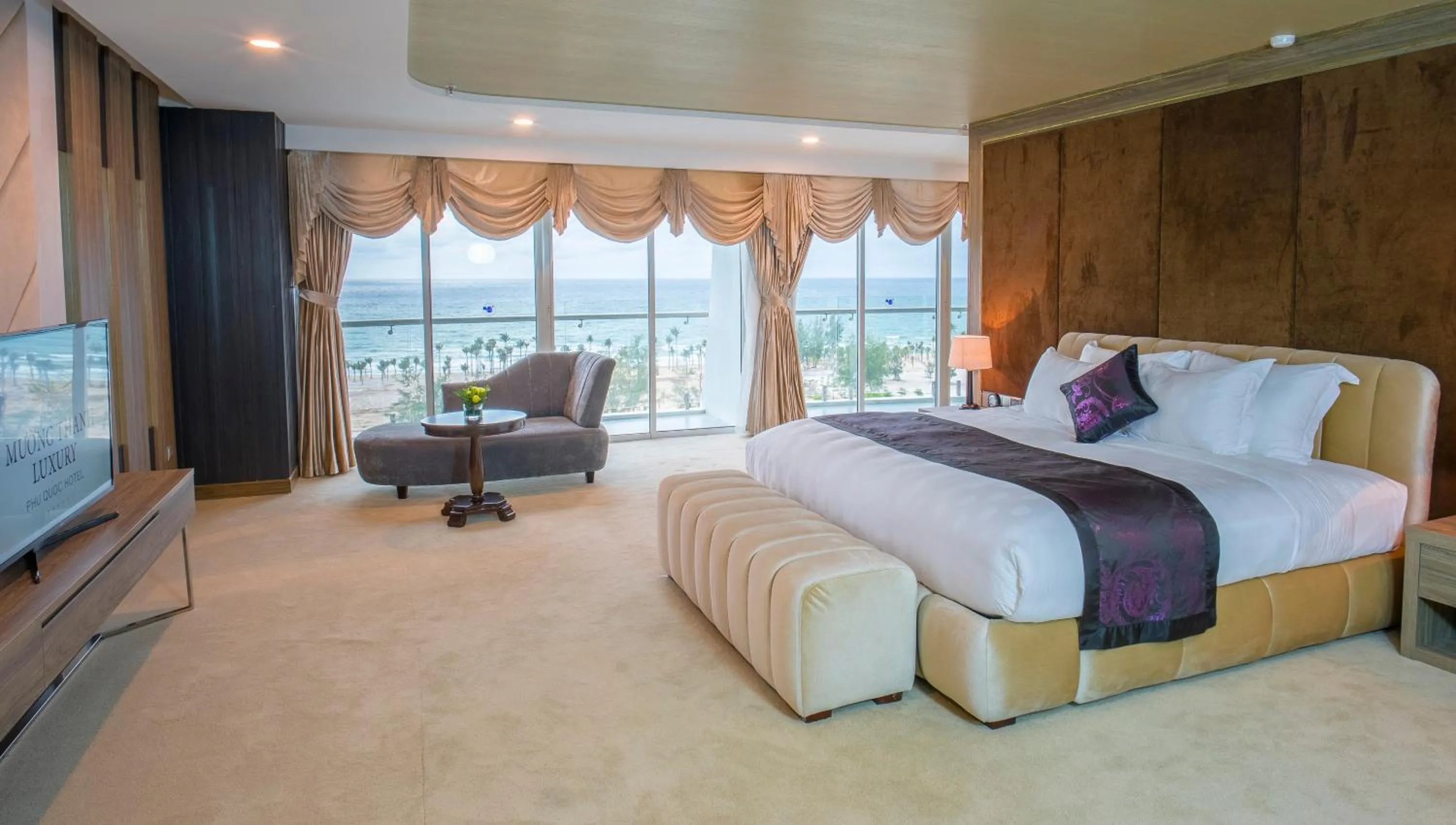 Sea view, Bed in Muong Thanh Luxury Phu Quoc Hotel