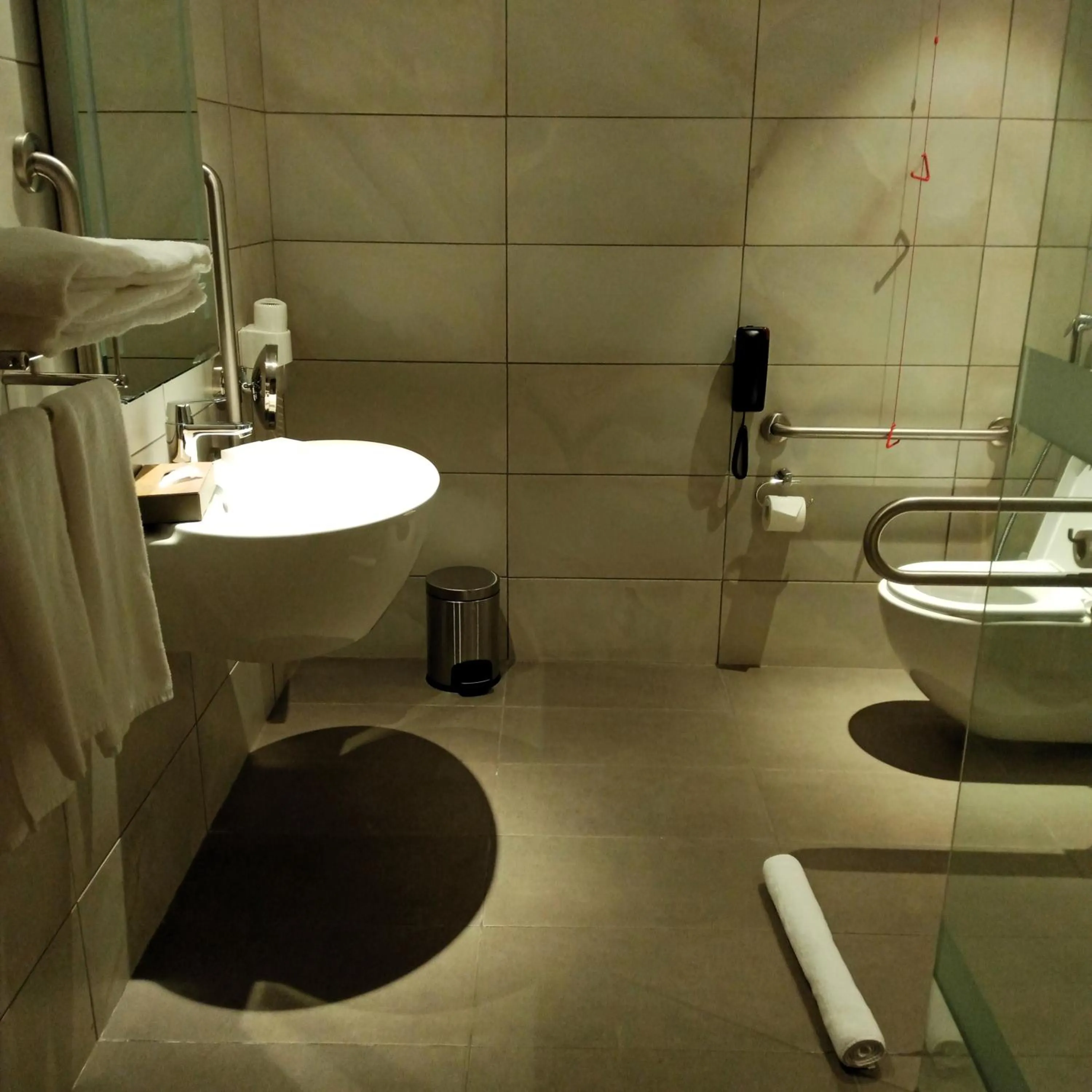Toilet in Crowne Plaza Nairobi Airport by IHG