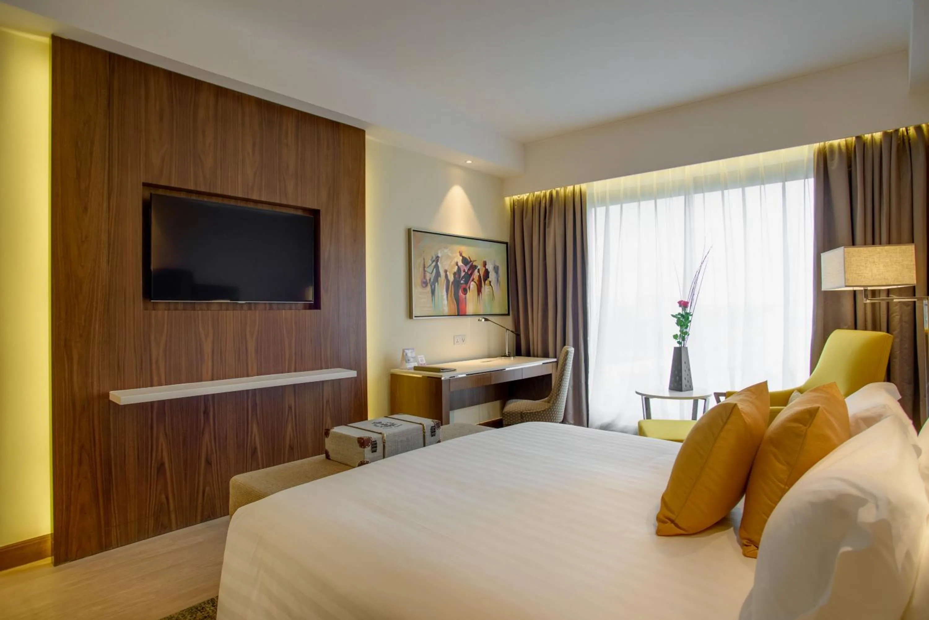 Bedroom, Bed in Crowne Plaza Nairobi Airport by IHG