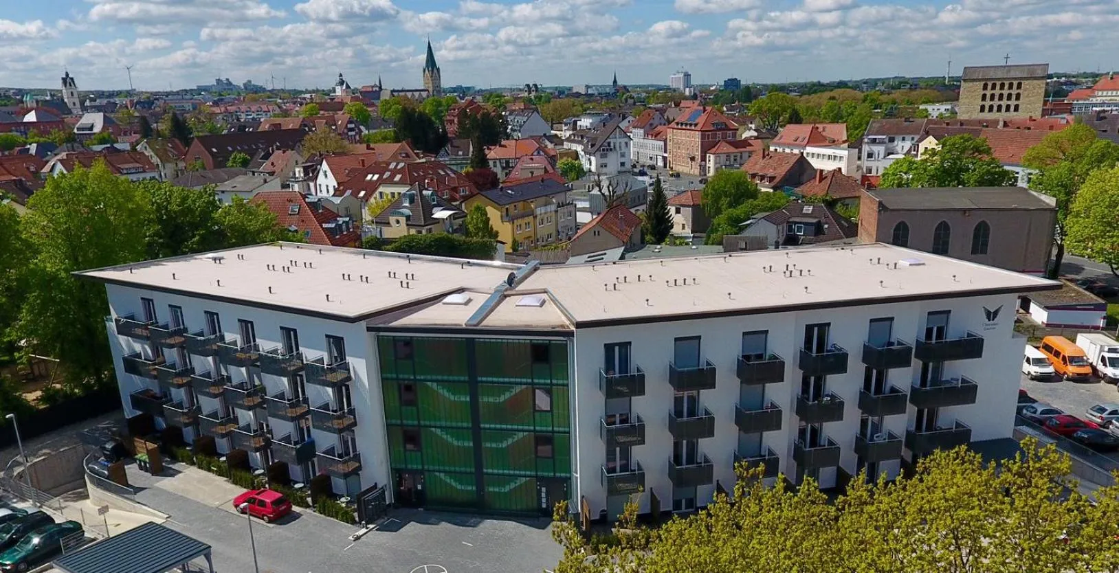 Bird's eye view in Boardinghouse Paderborn