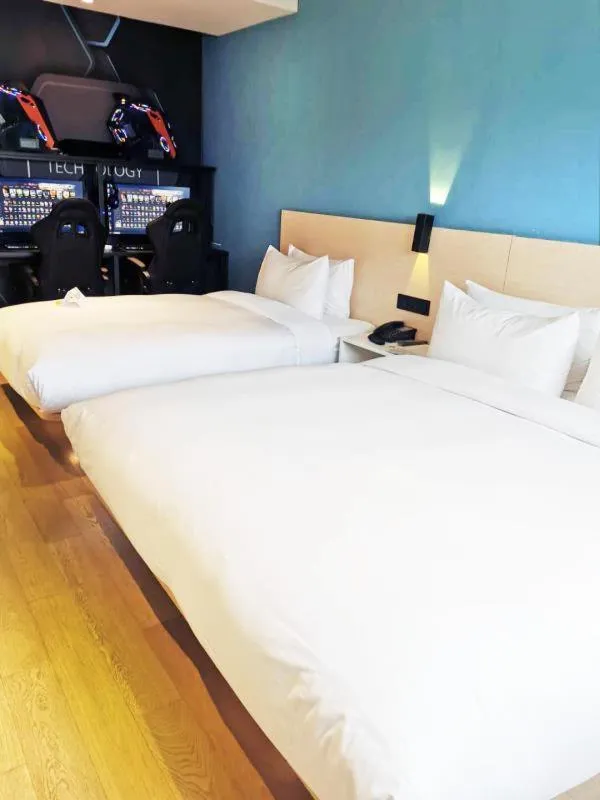 Bed in PACE HOTEL Suzhou Renmin Branch