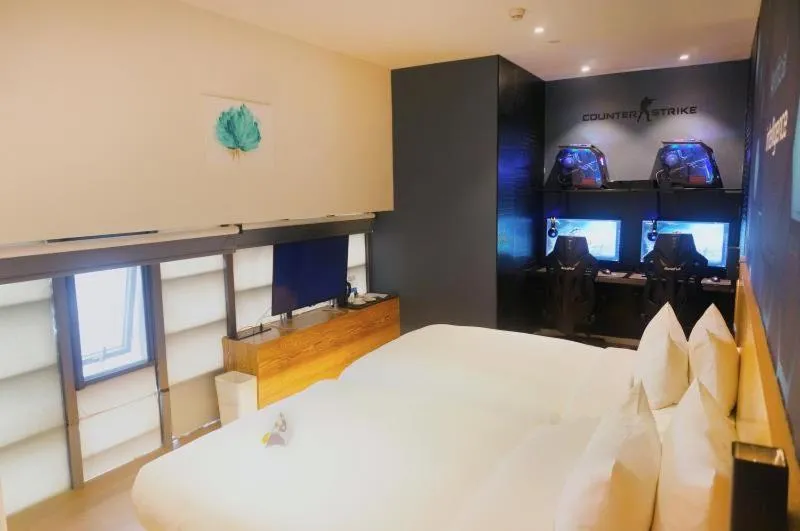 Bed in PACE HOTEL Suzhou Renmin Branch