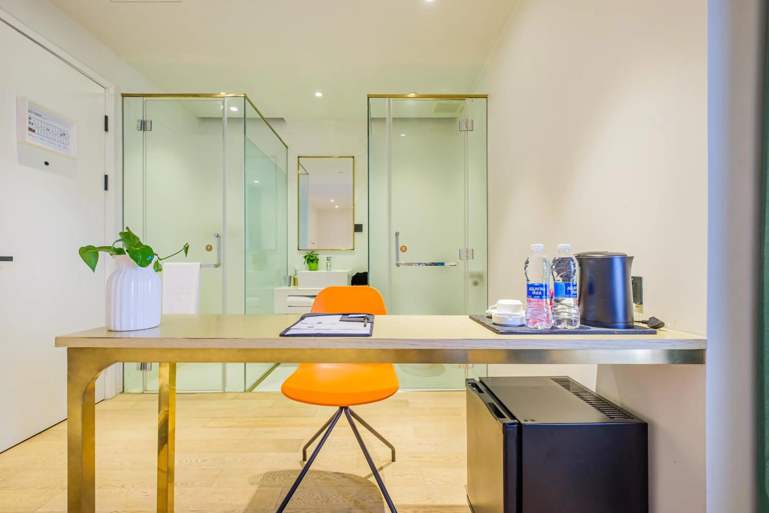 Seating area in PACE HOTEL Suzhou Renmin Branch