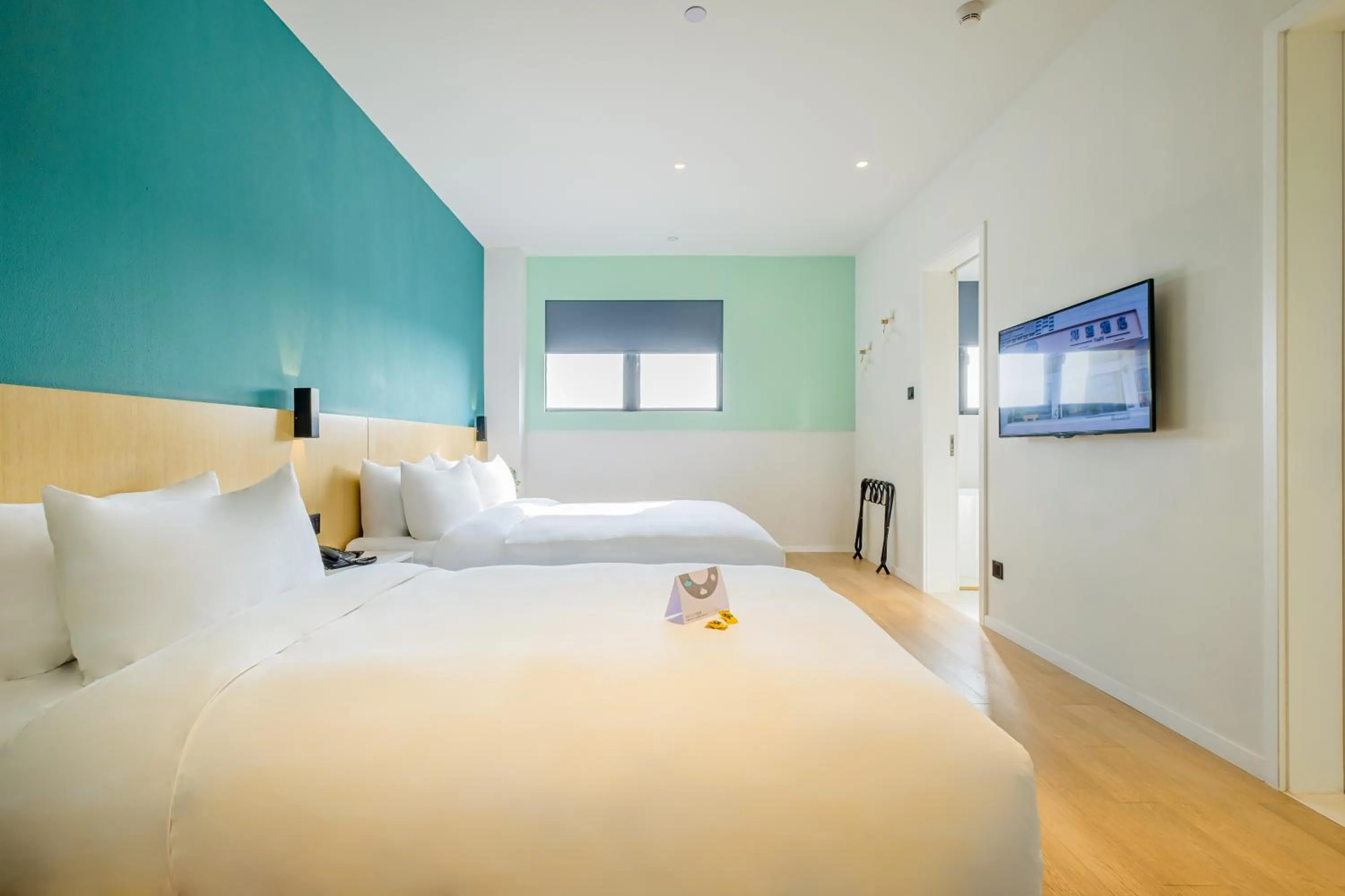 Bed in PACE HOTEL Suzhou Renmin Branch