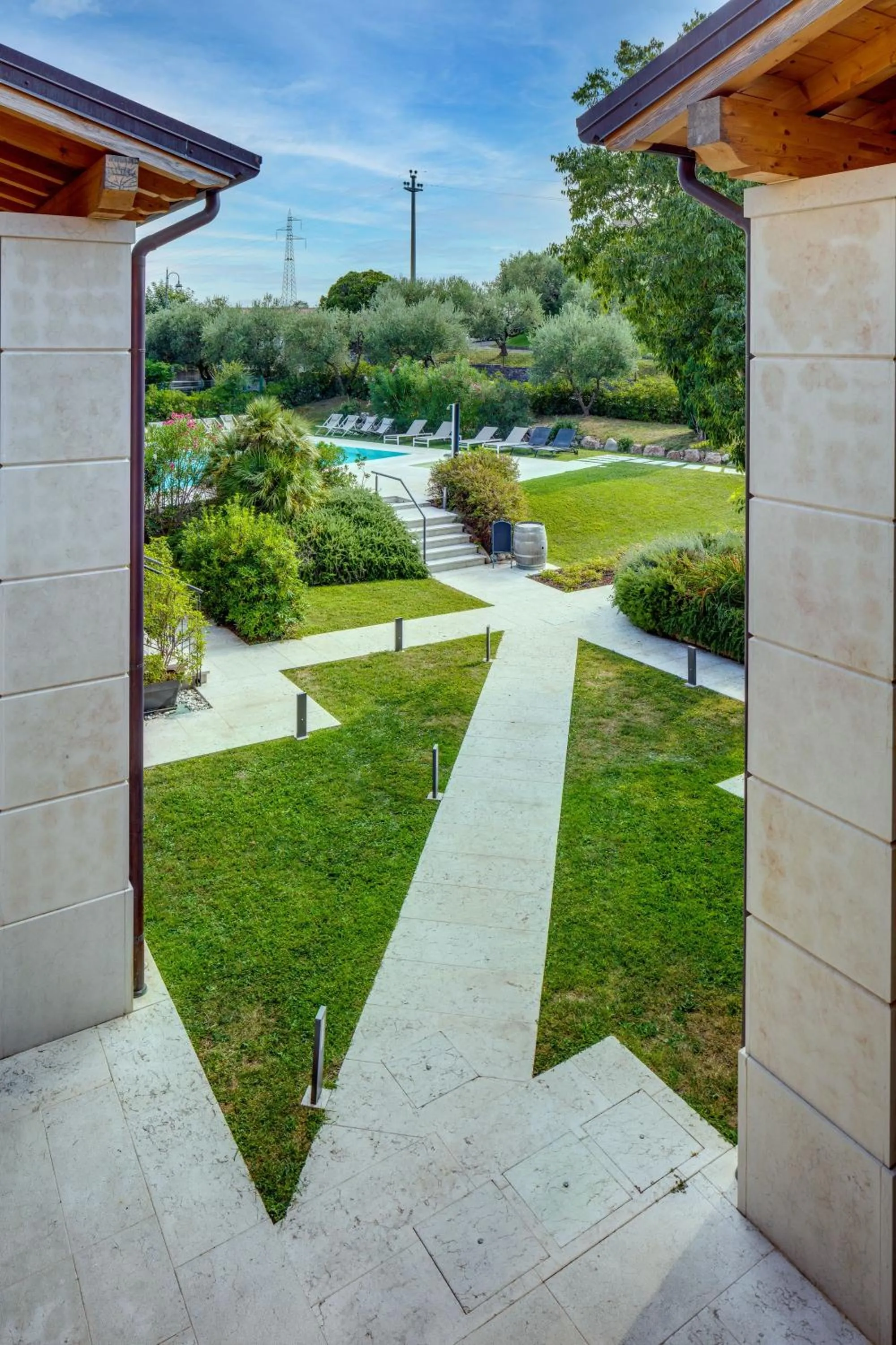 Garden view in Tenuta di Palú