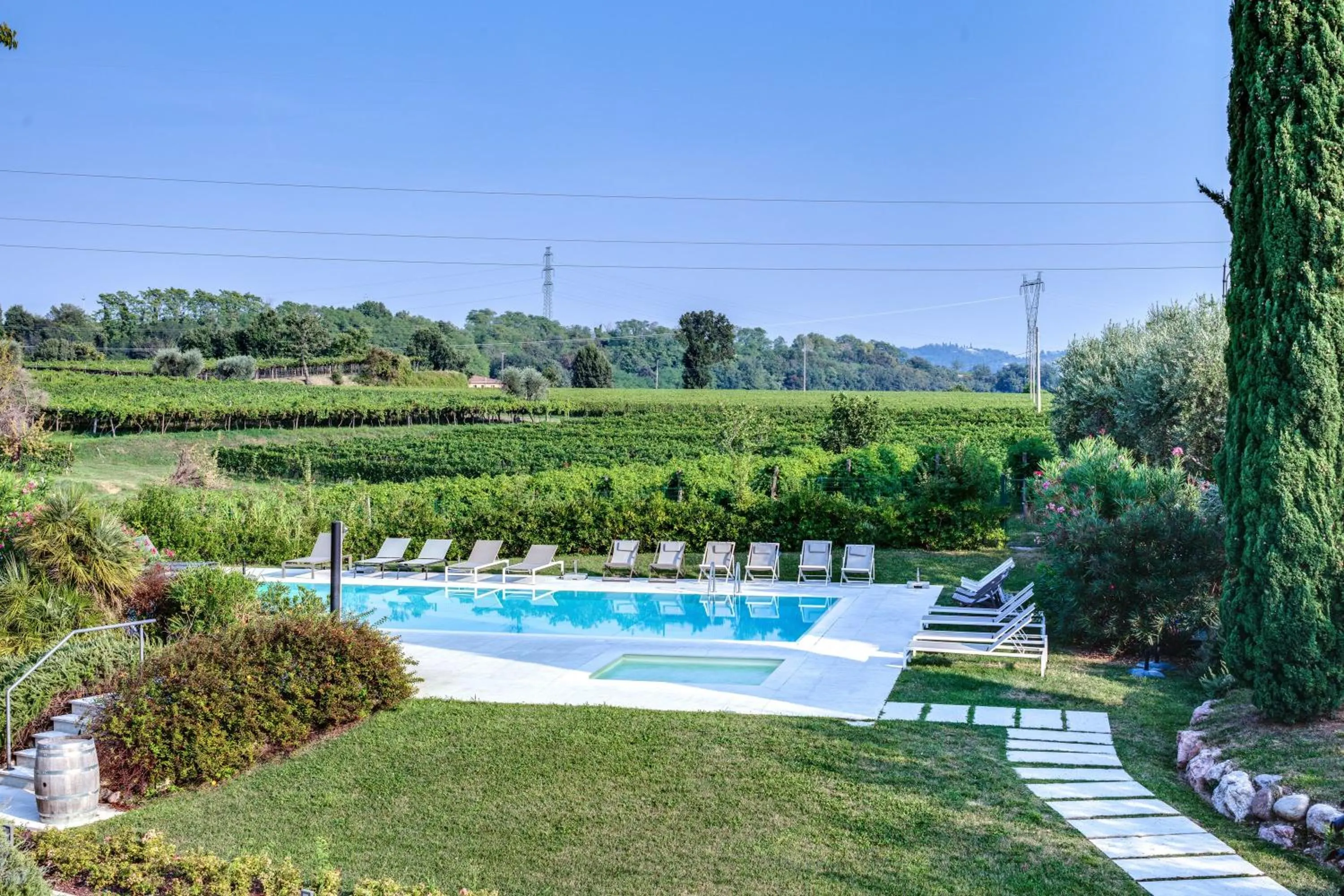 Swimming pool in Tenuta di Palú