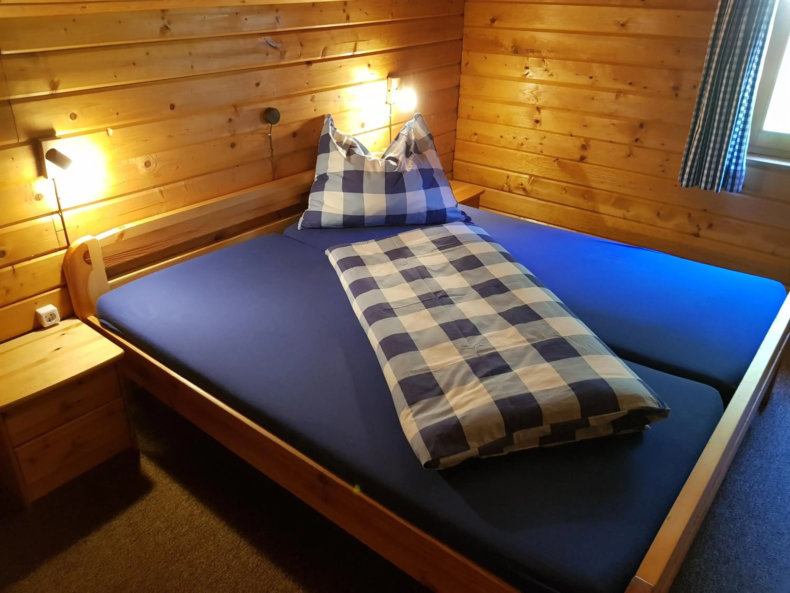Bed in Holzhaus in Hinterstoder