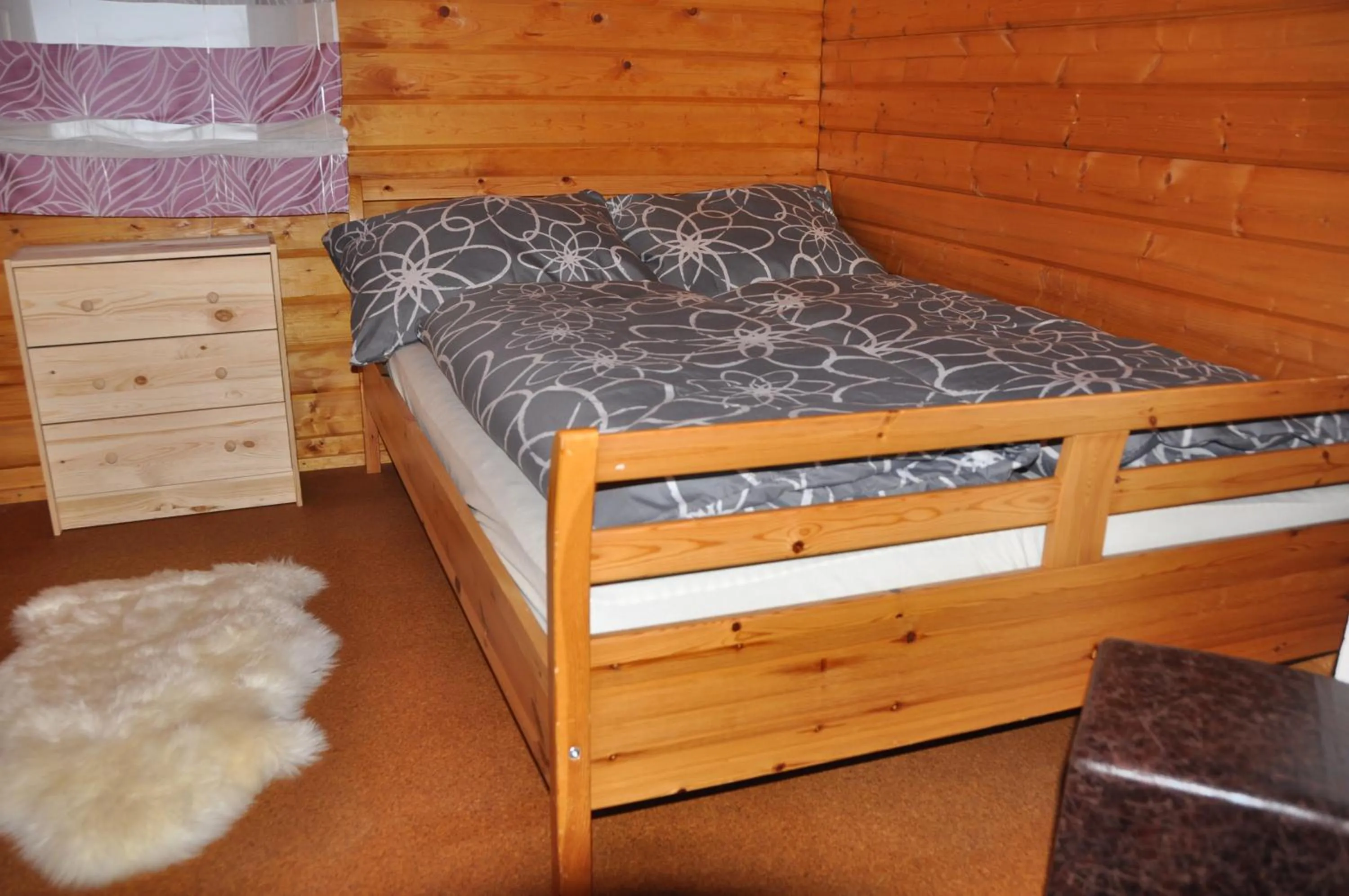 Bedroom, Bed in Holzhaus in Hinterstoder
