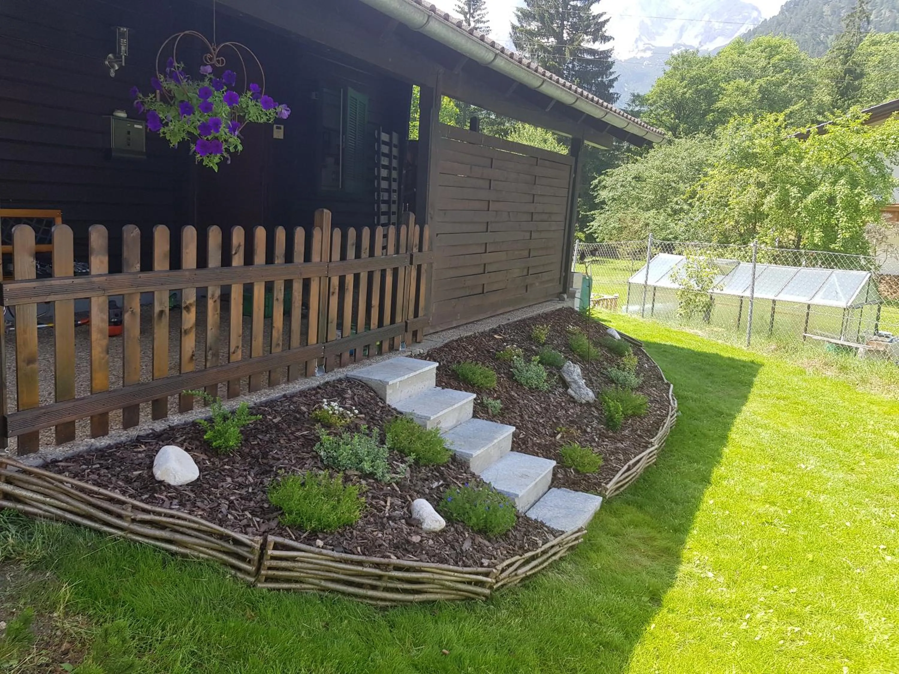 Garden in Holzhaus in Hinterstoder