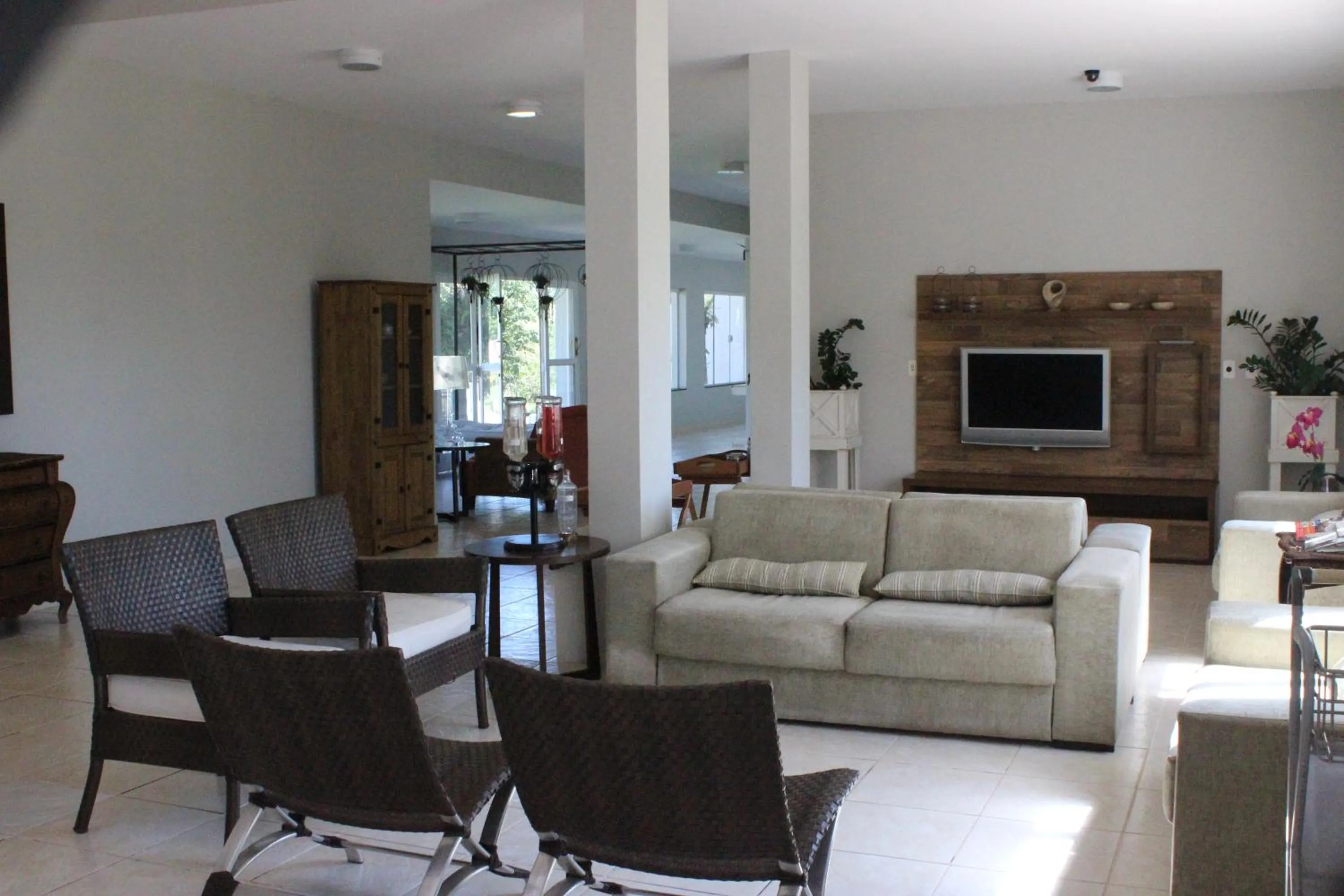 Communal lounge/ TV room in Hotel San Paolo