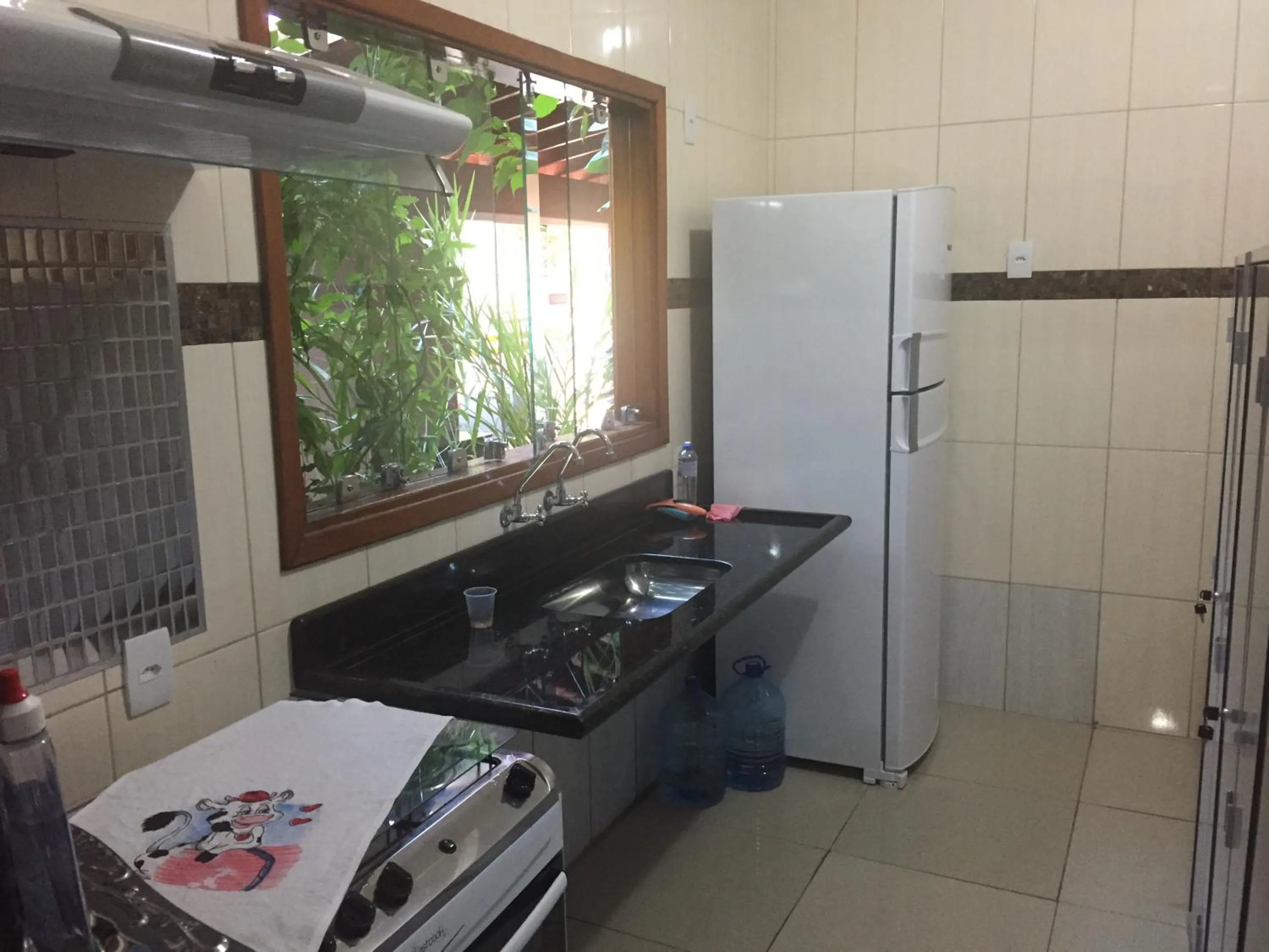 Communal kitchen in Pousada Pimenta Olimpia