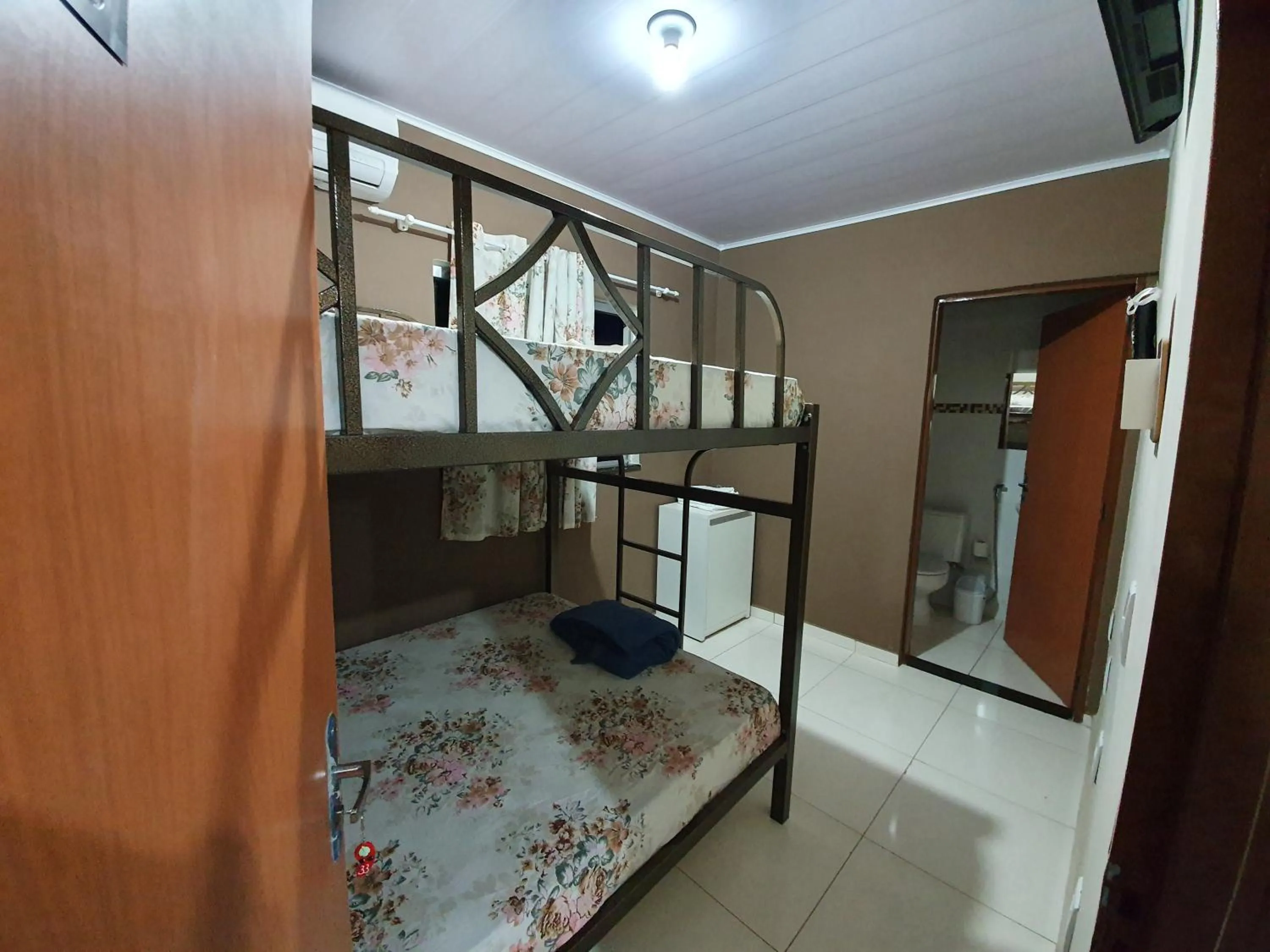 Bed in Pousada Pimenta Olimpia