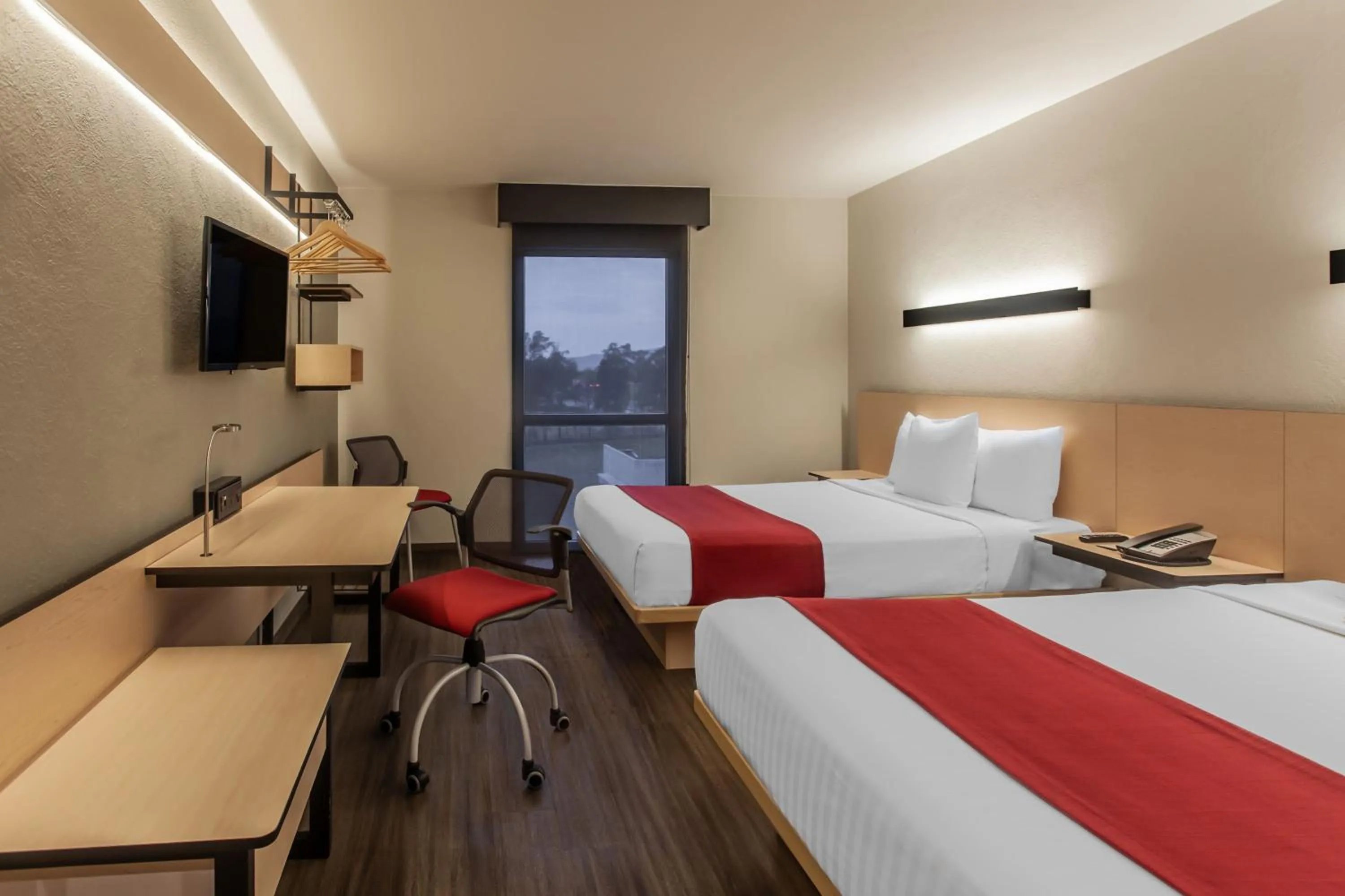 Bedroom, Bed in City Express by Marriott Celaya Galerias