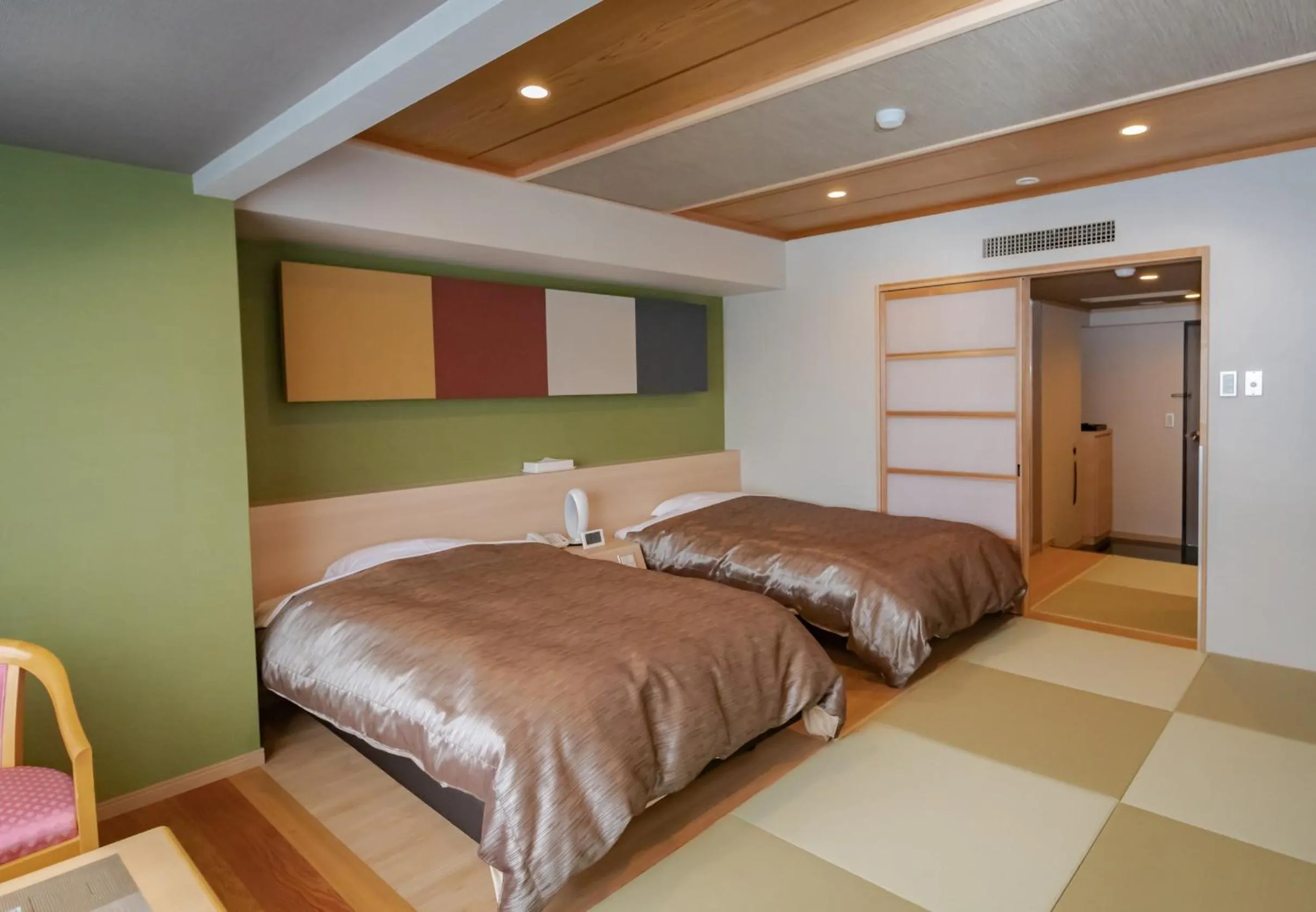 Bed in Kirishima Hotel