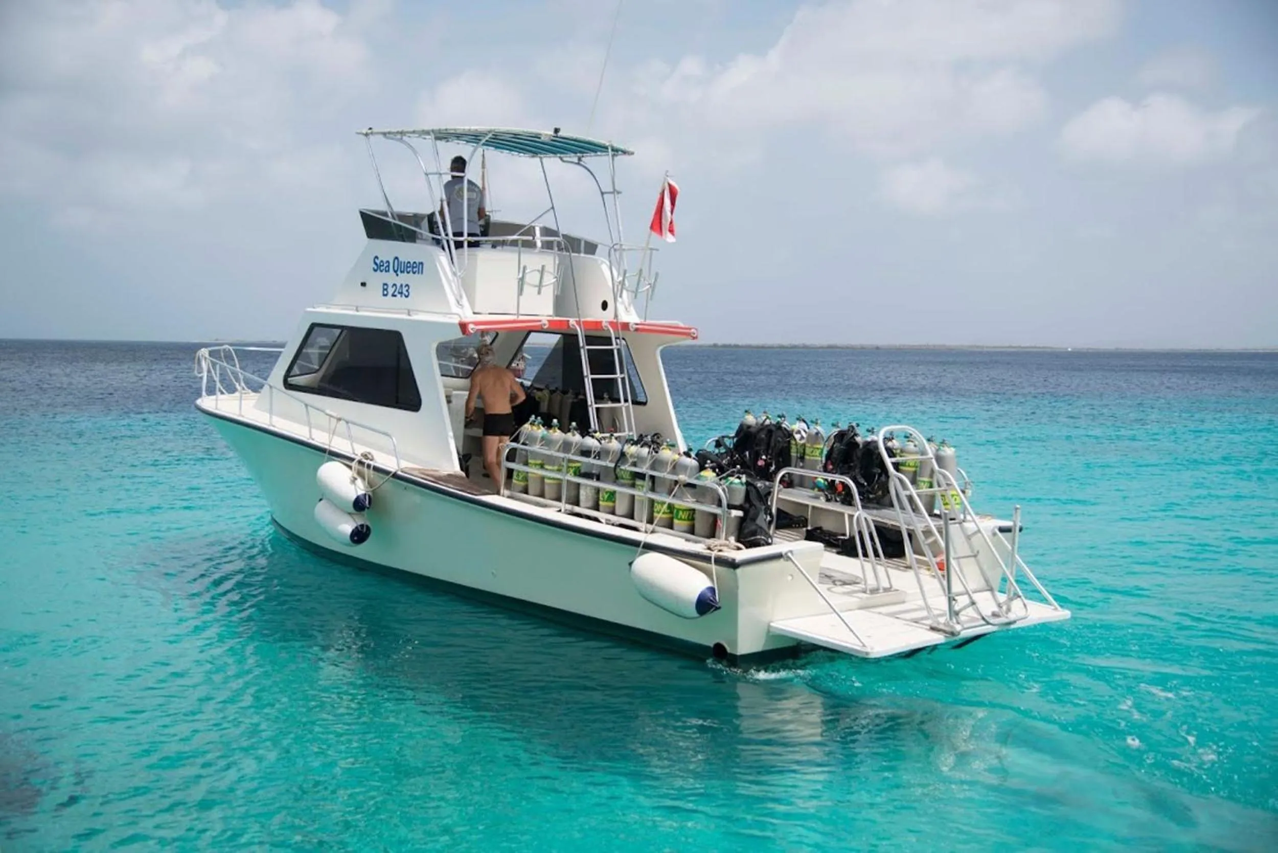 People in Divi Flamingo Beach Resort
