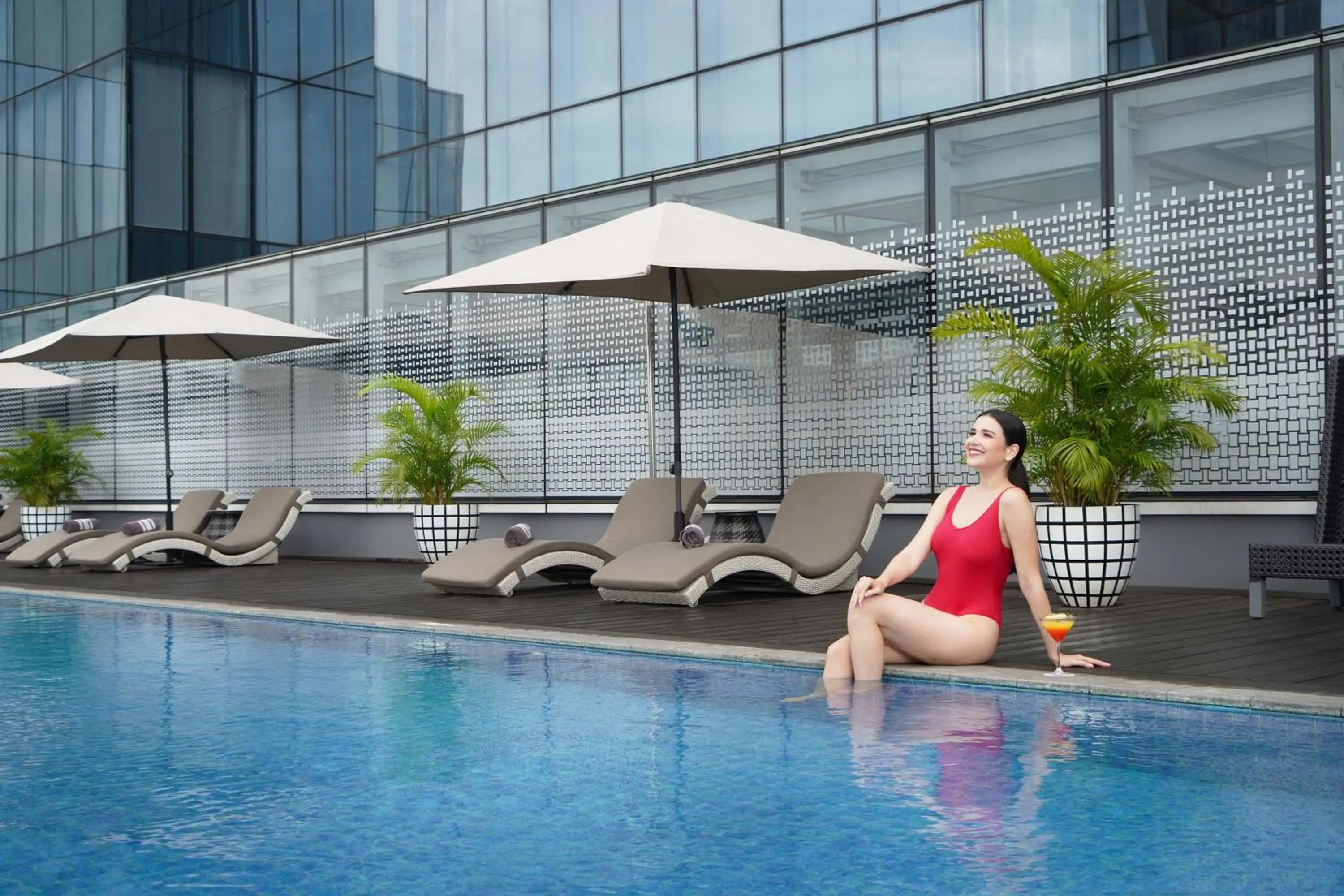 Swimming pool in Vertu Harmoni Jakarta