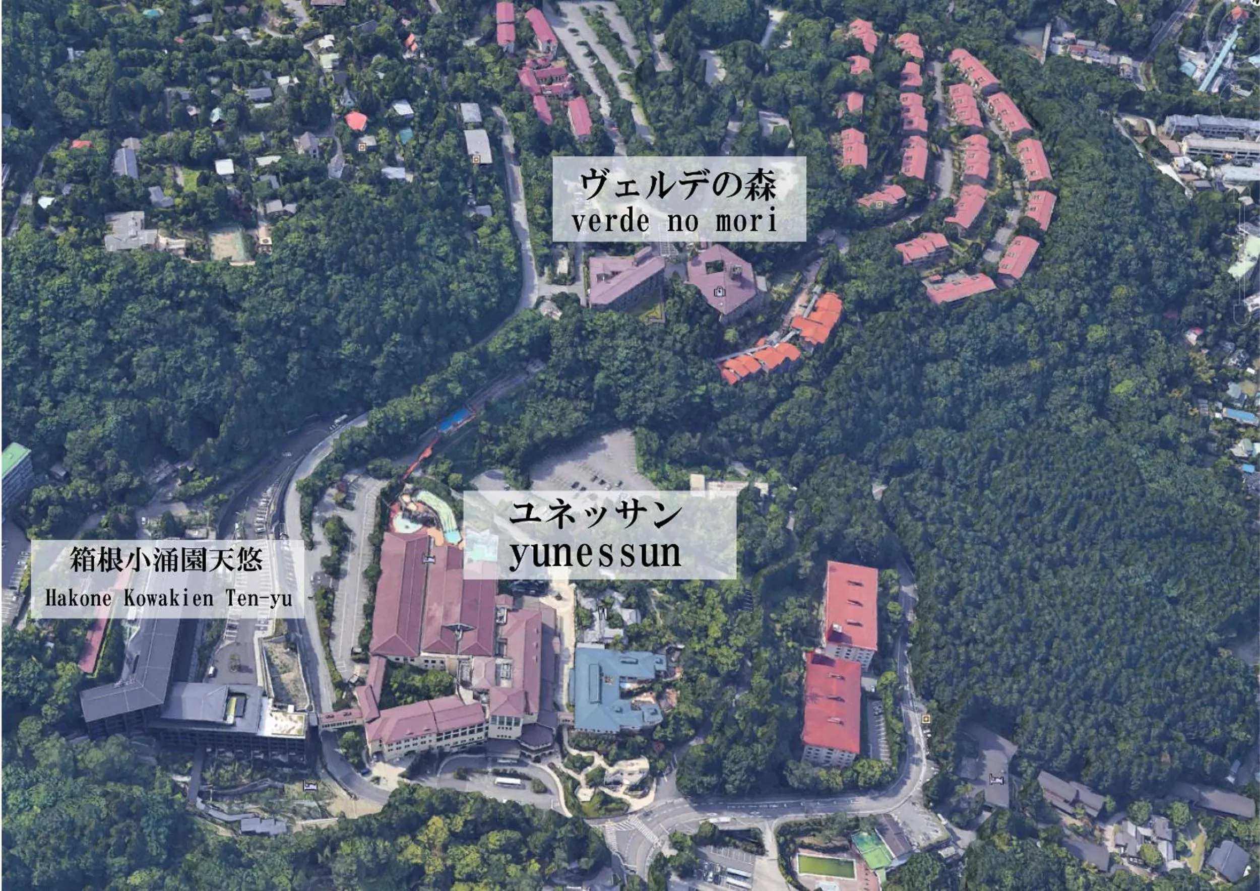 Floor plan, Bird's-eye View in Wisterian Life Club Verde no Mori