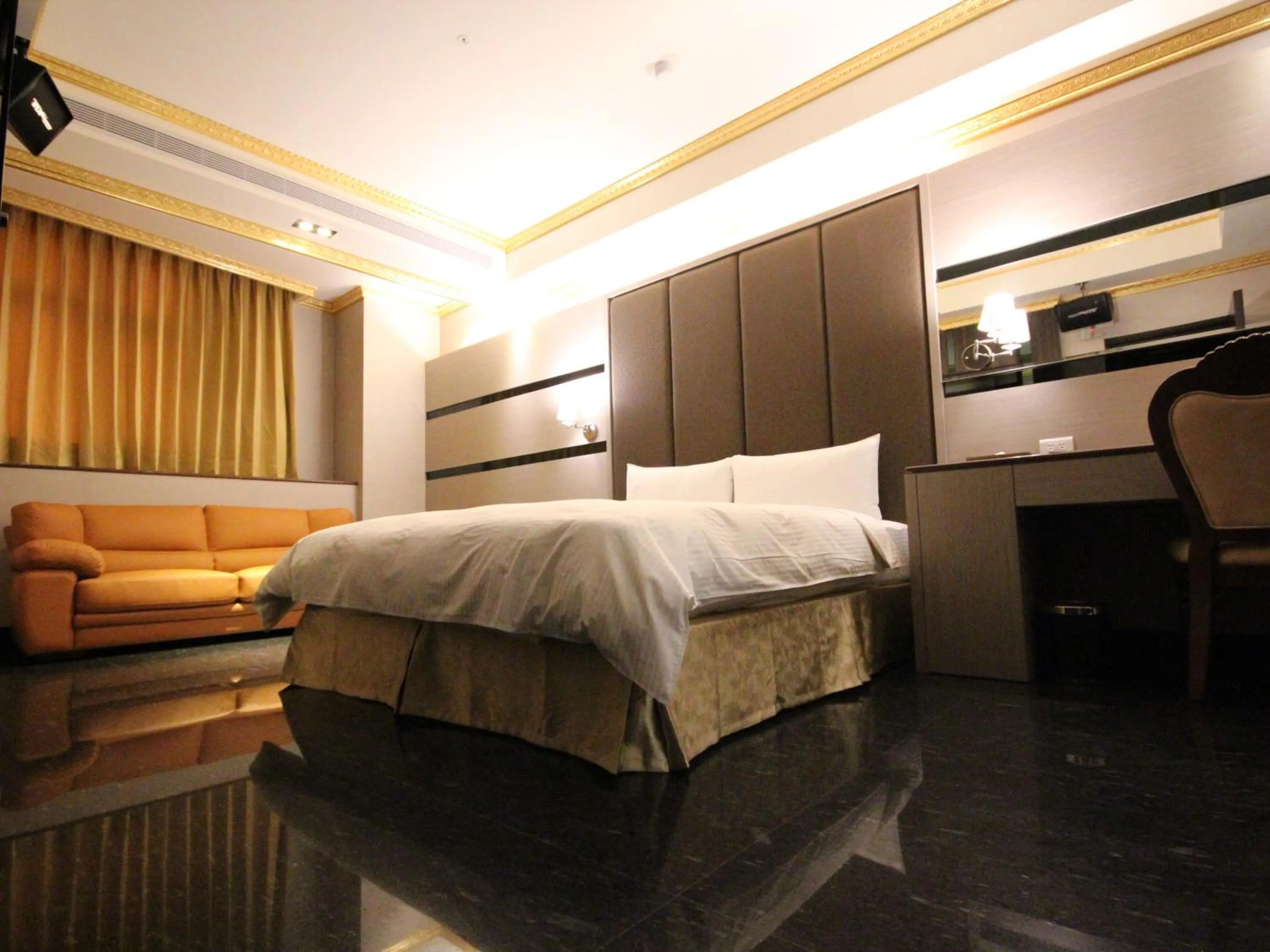 Bed in Gold Sand Hotel