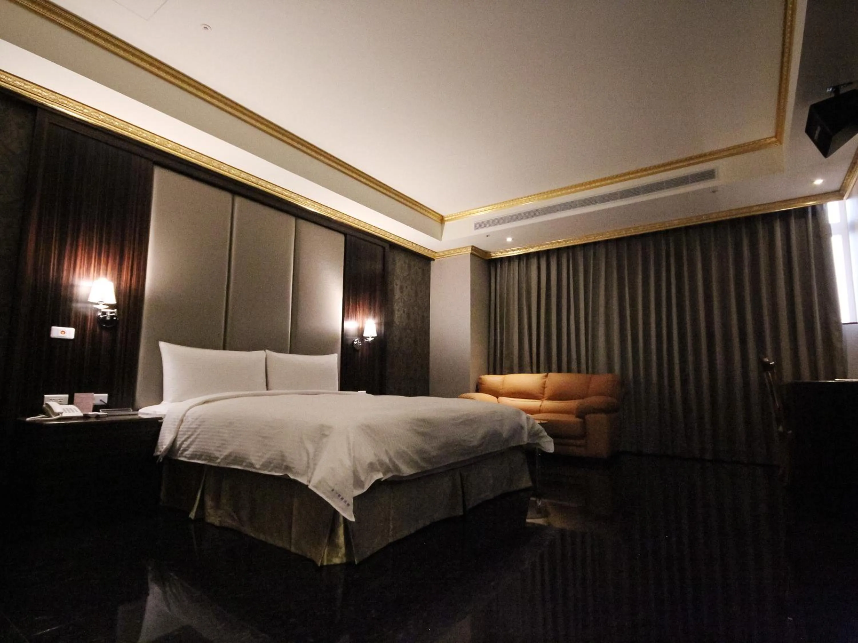 Bed in Gold Sand Hotel