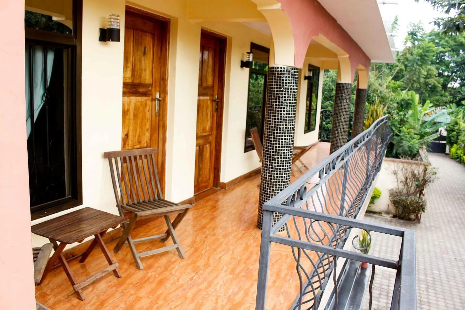 Balcony/Terrace in Bright Star Hotel & Safaris