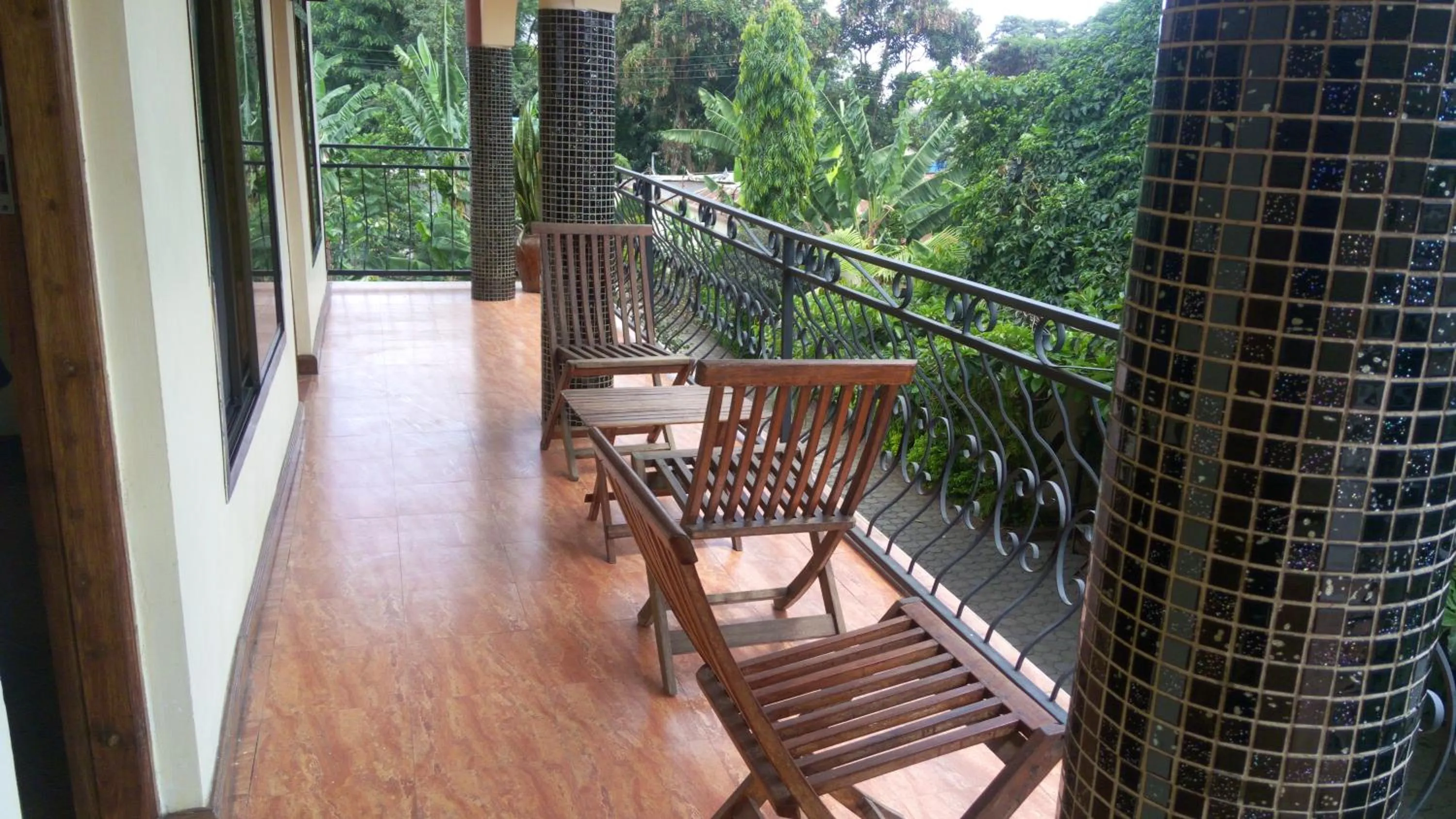 Balcony/Terrace in Bright Star Hotel & Safaris