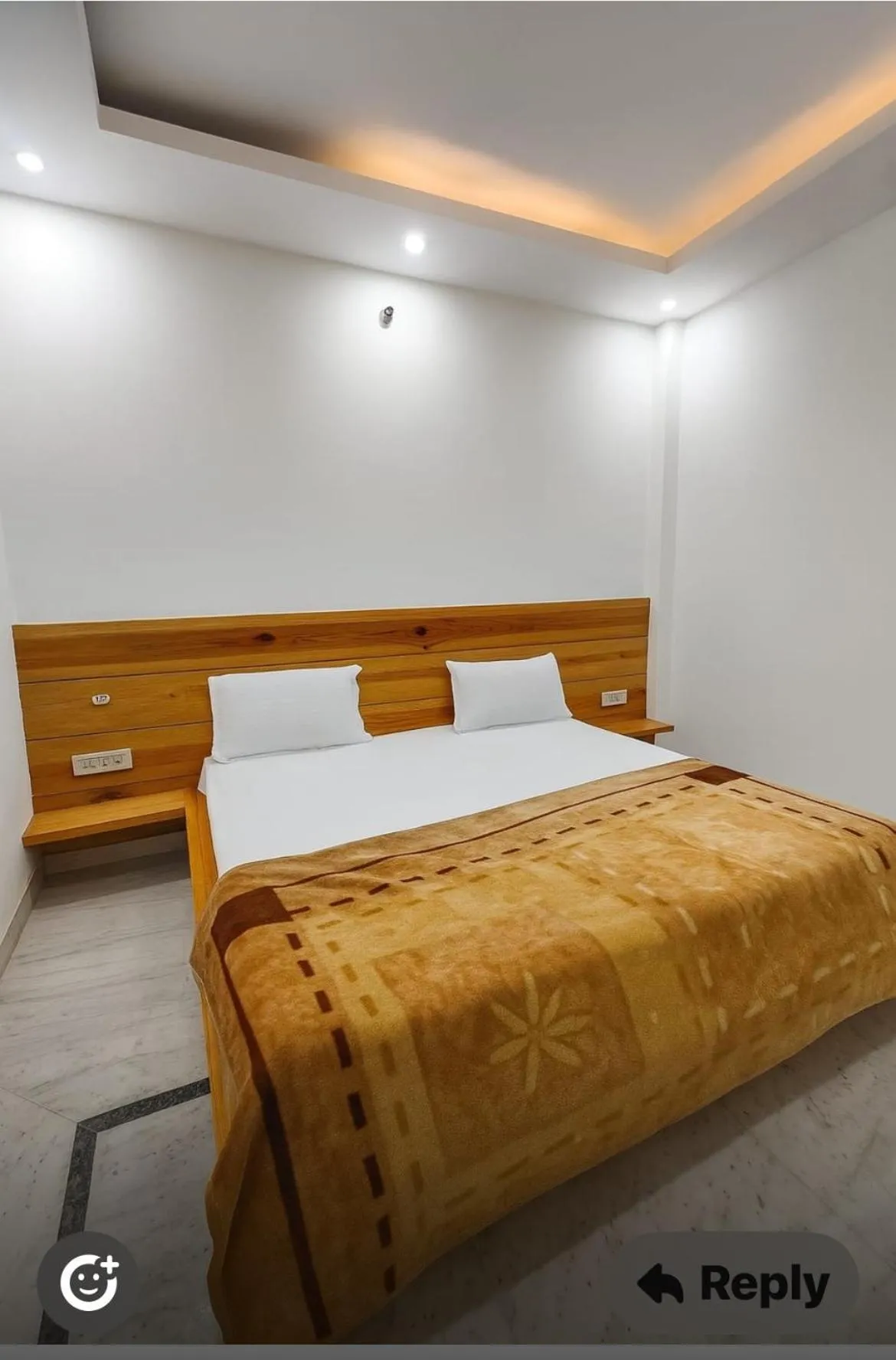 Bed in Sagar Niwas