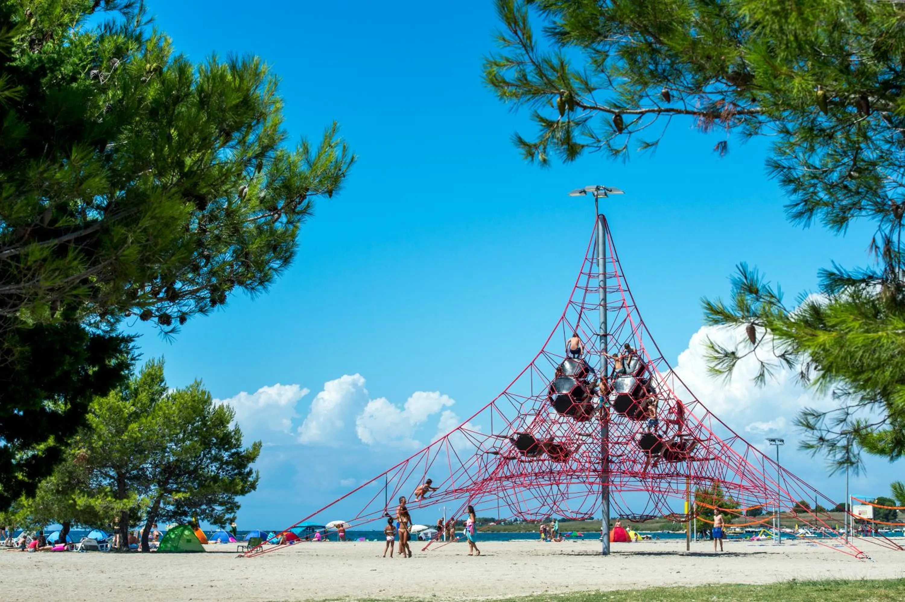 Children play ground in Zaton Holiday Resort