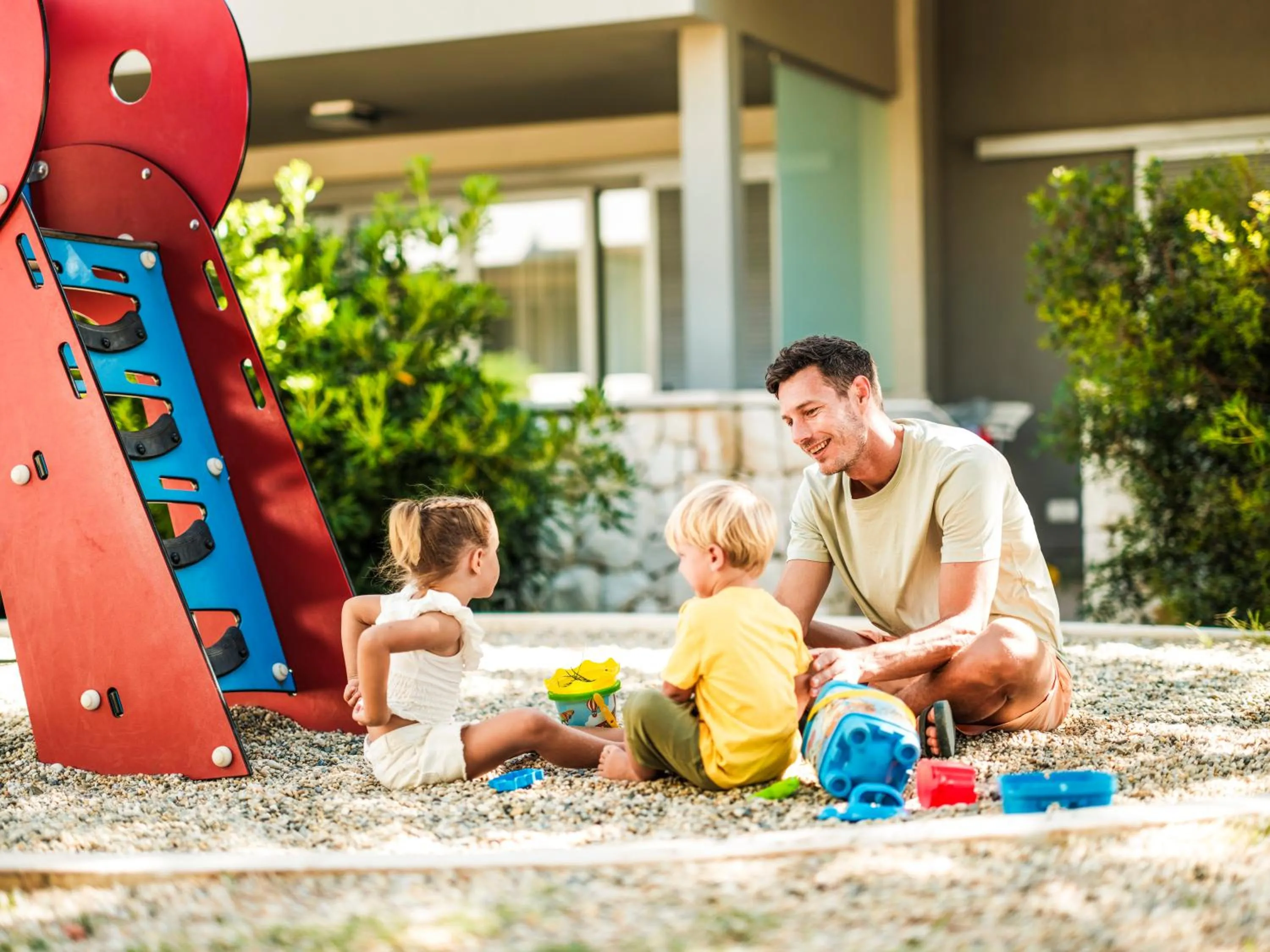Children play ground in Zaton Holiday Resort