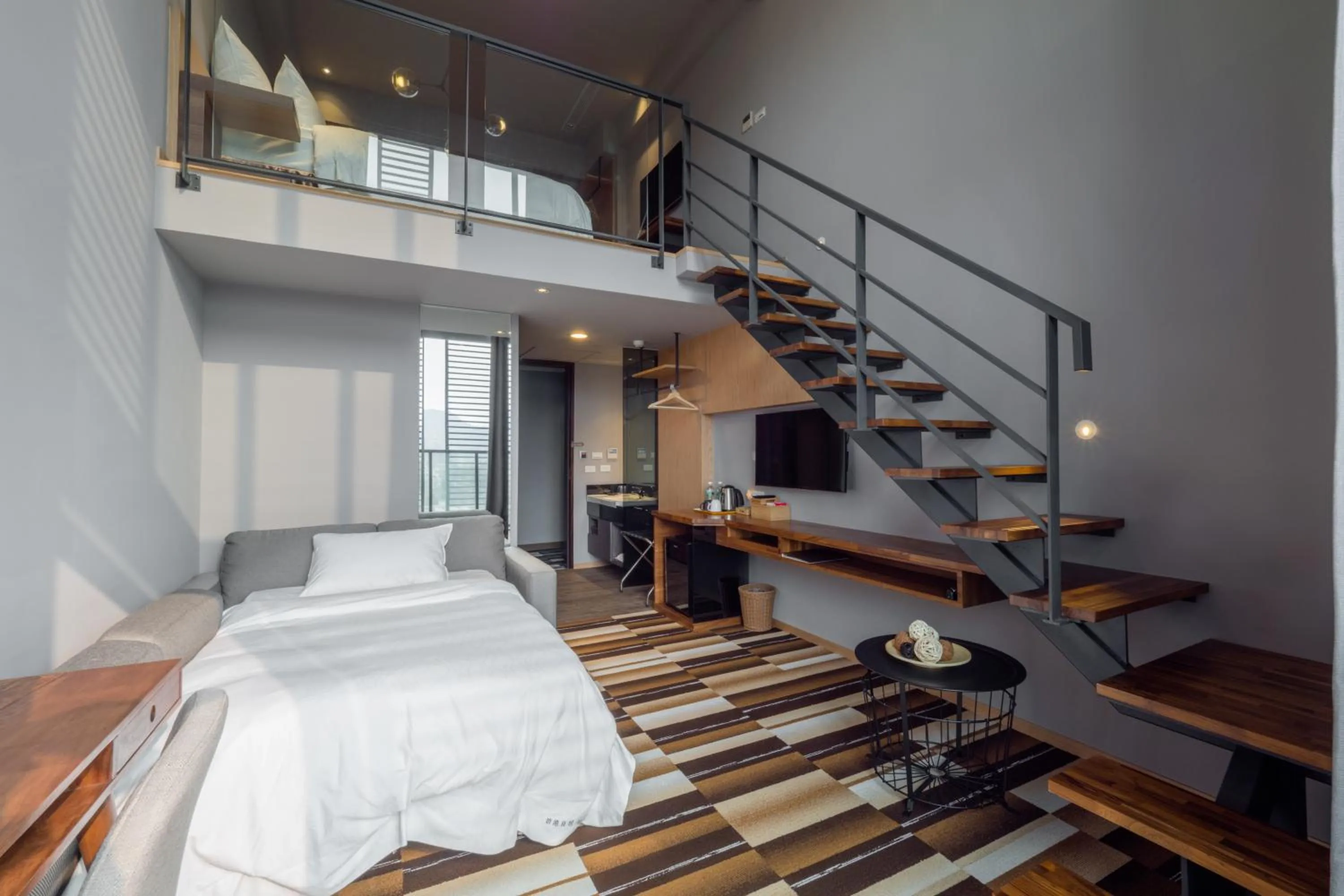 Bed in Watermark Hotel Kaohsiung Main Station