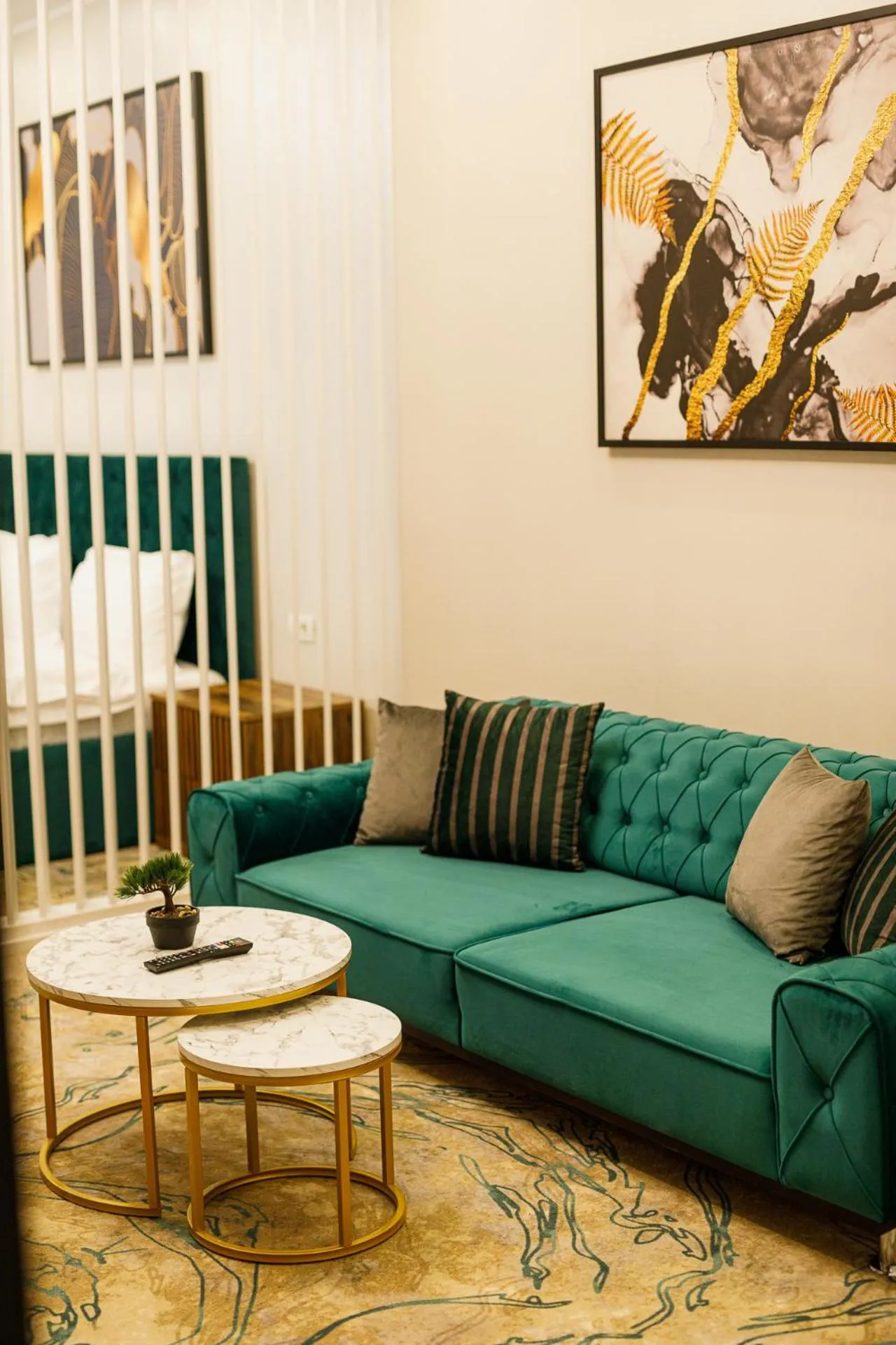 Living room in Motel Andra