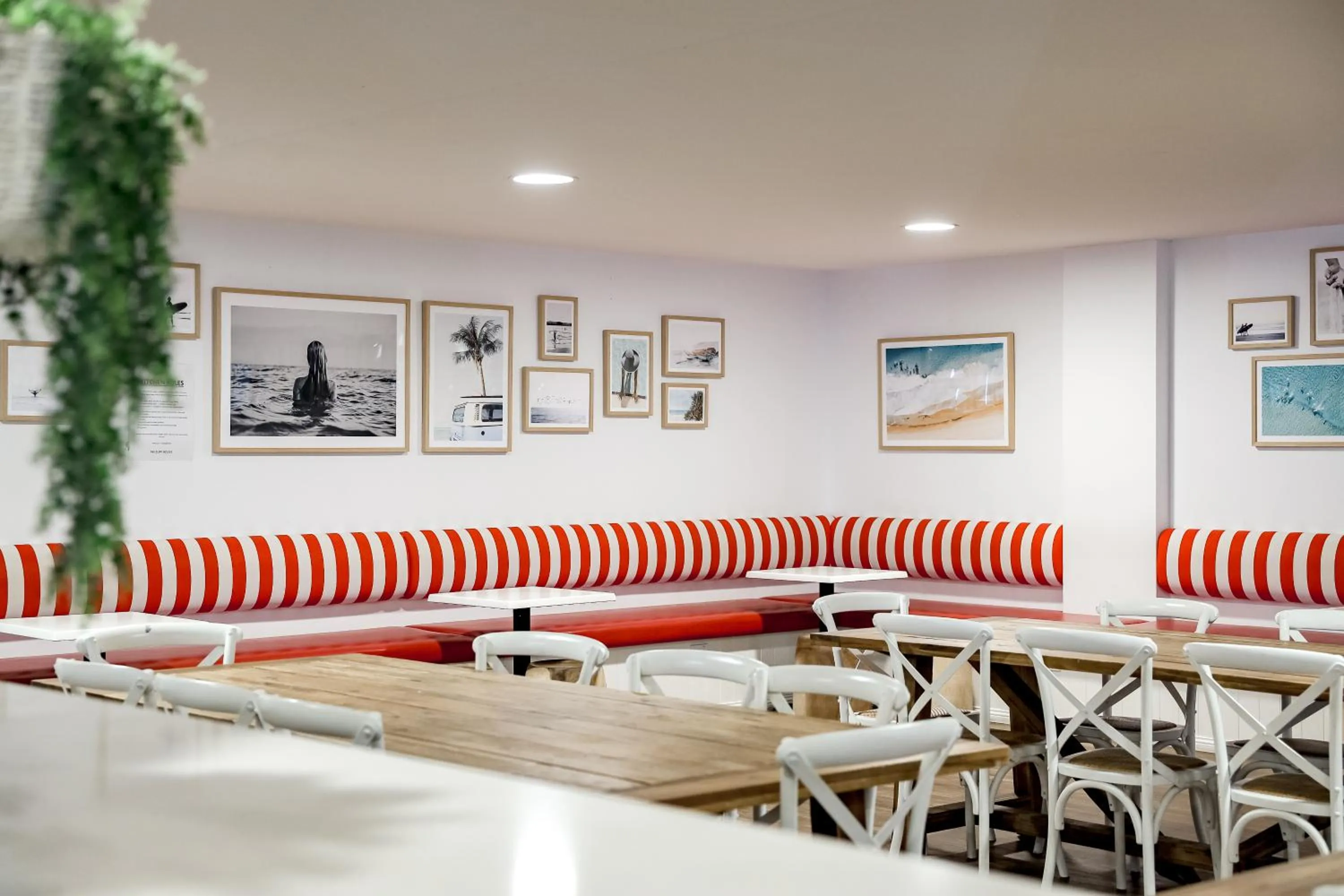 Communal kitchen in The Surf House