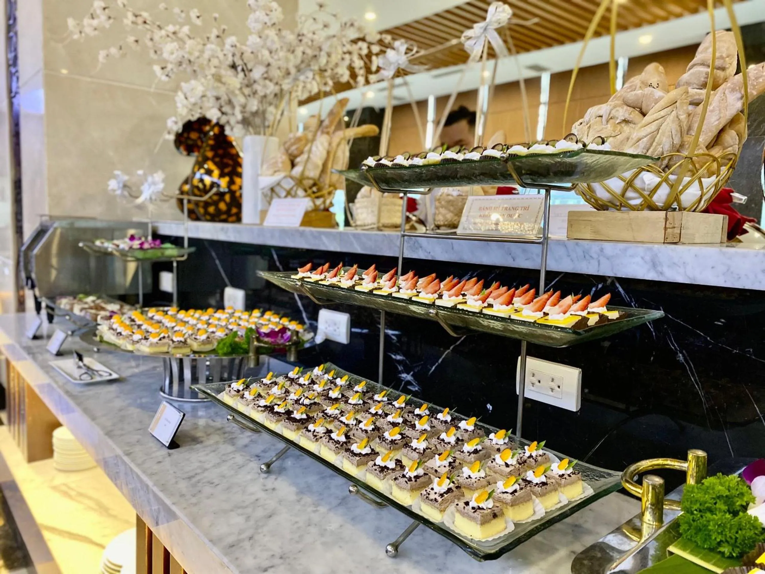 Buffet breakfast in Muong Thanh Luxury Buon Ma Thuot Hotel