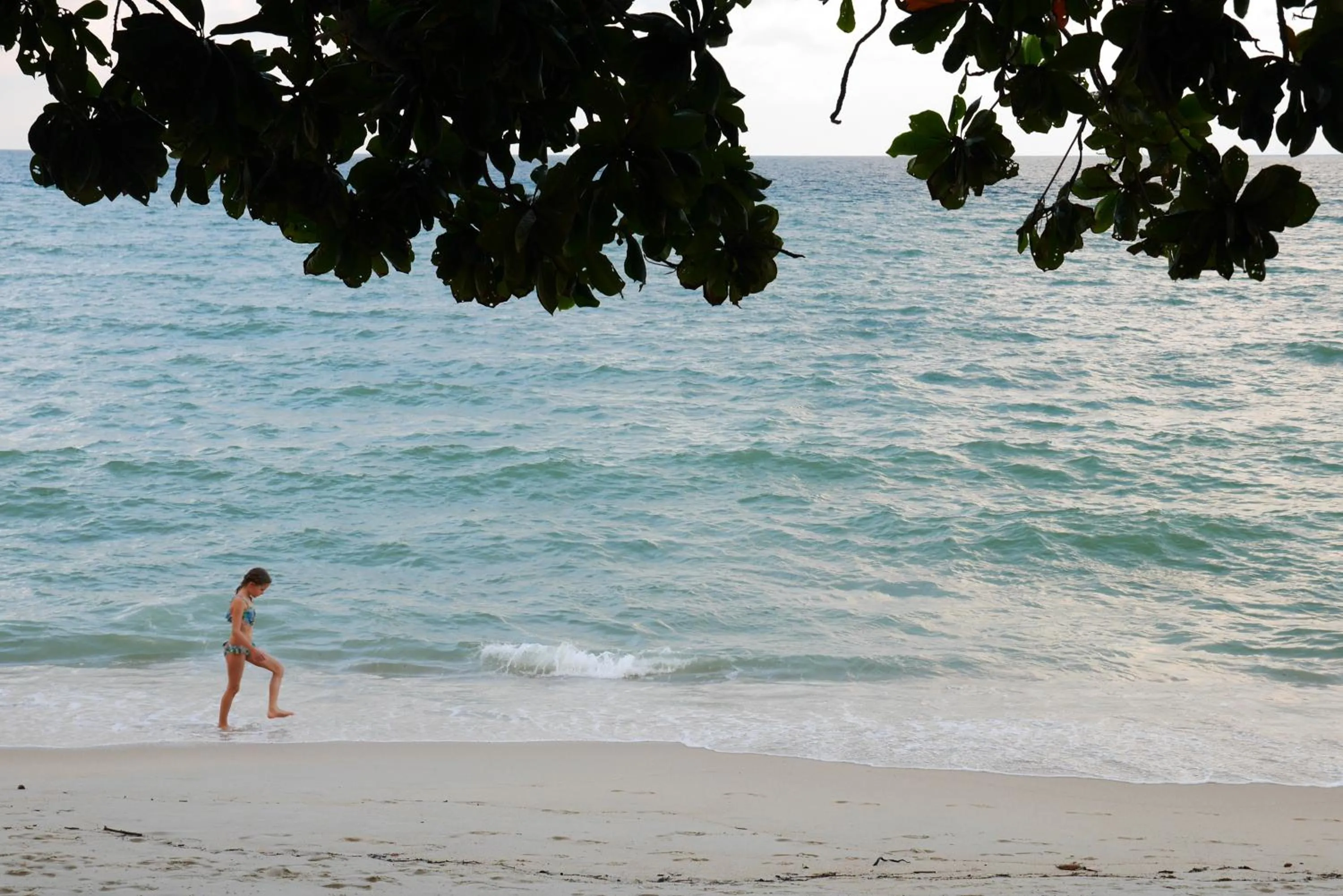 Beach in White Sand Samui Resort