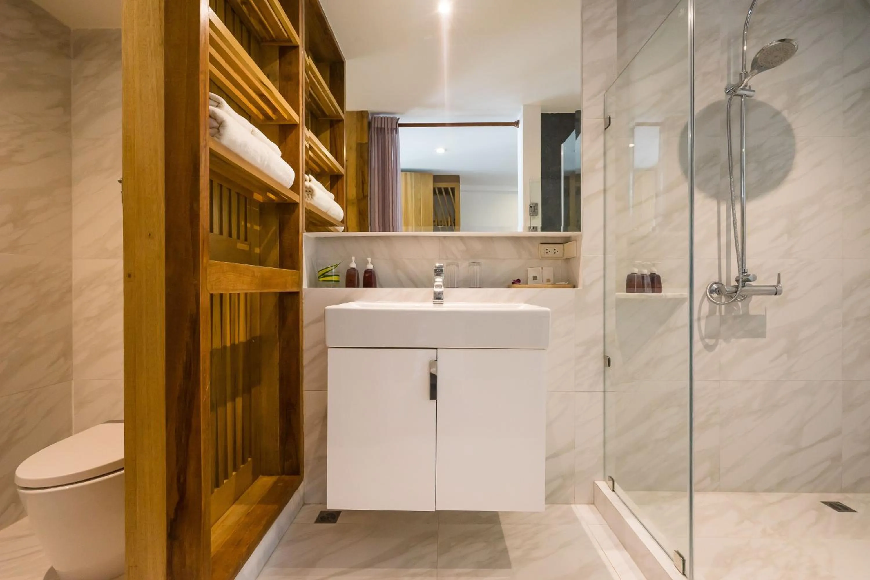 Shower in White Sand Samui Resort