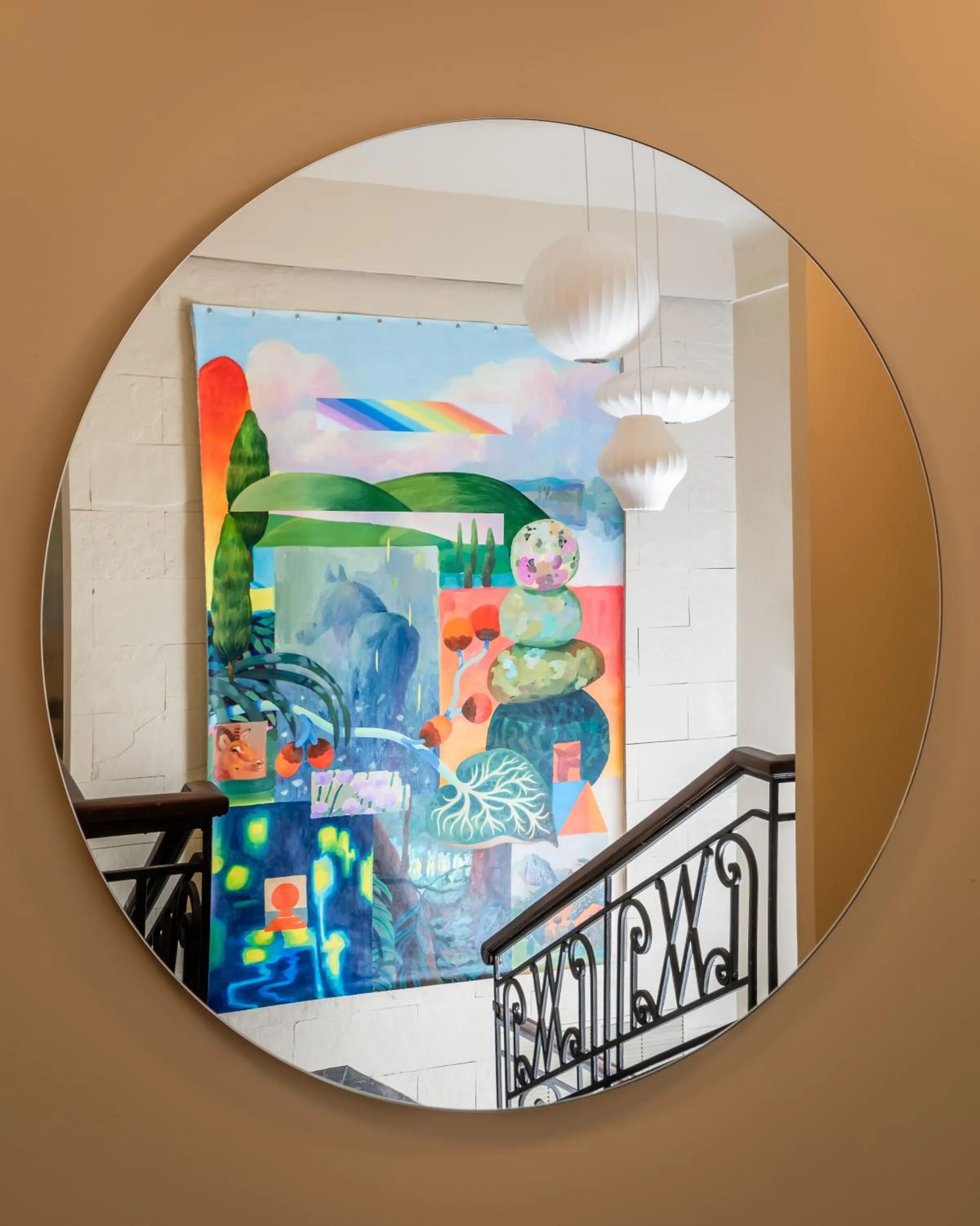 Seating area in BYPILLOW Amari