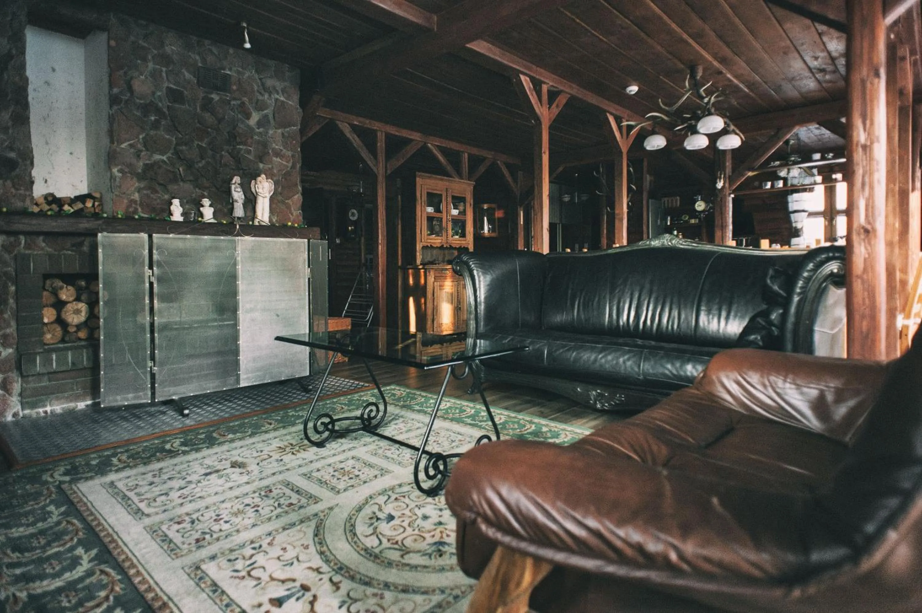 Living room in Gasan Place - Domki na Mazurach