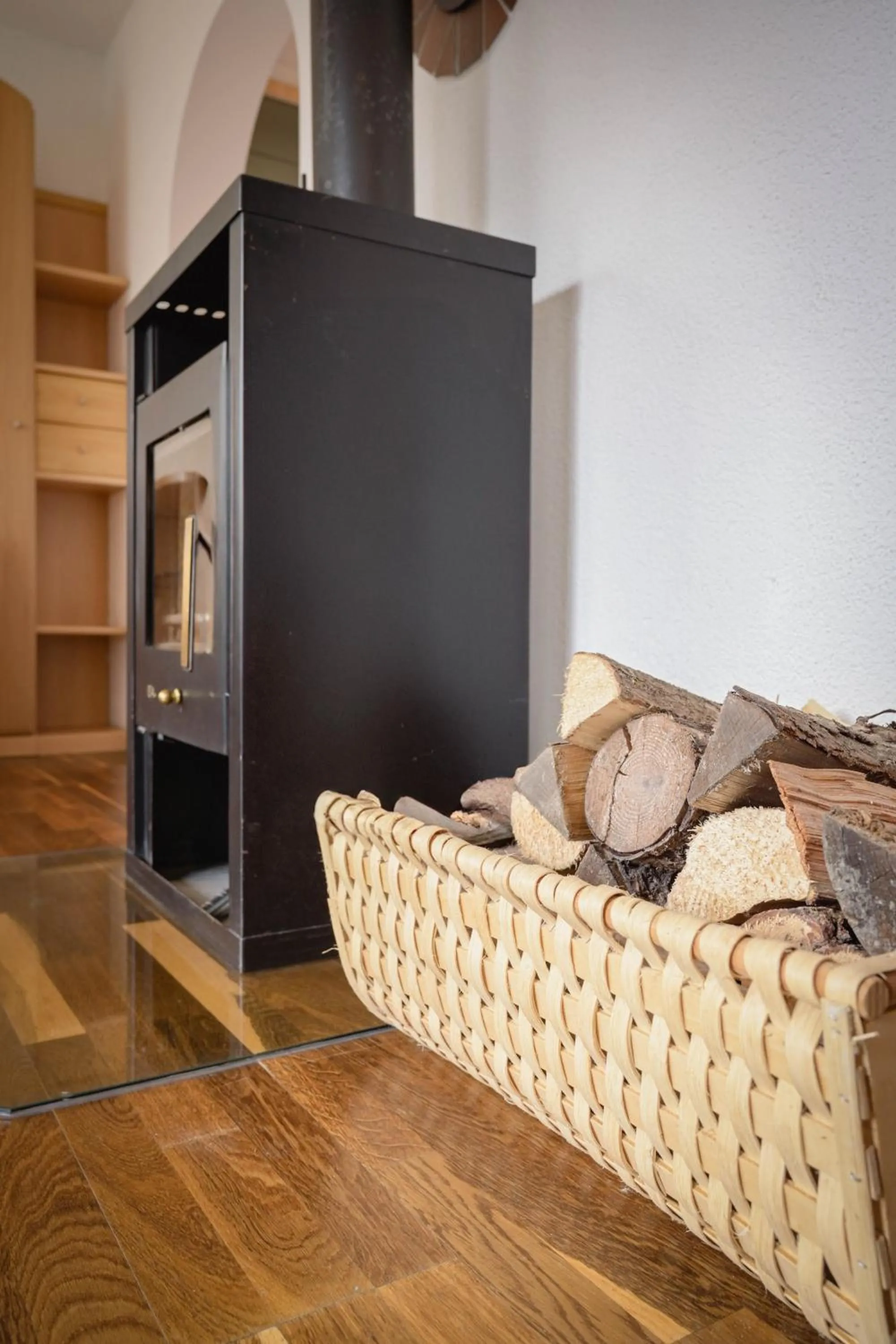 fireplace in Ferienhaus Rauris