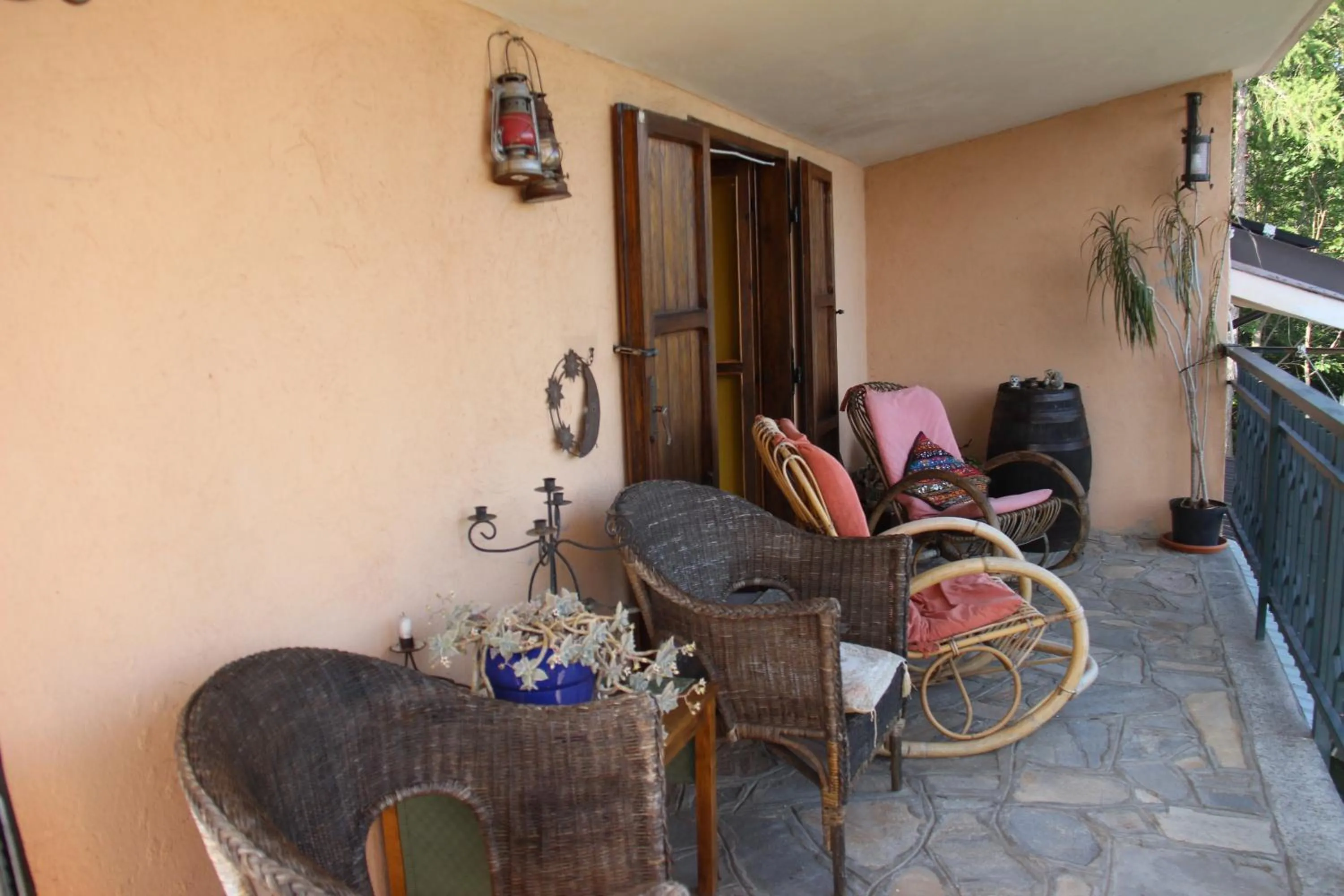 Balcony/Terrace in B&B Pian Savin