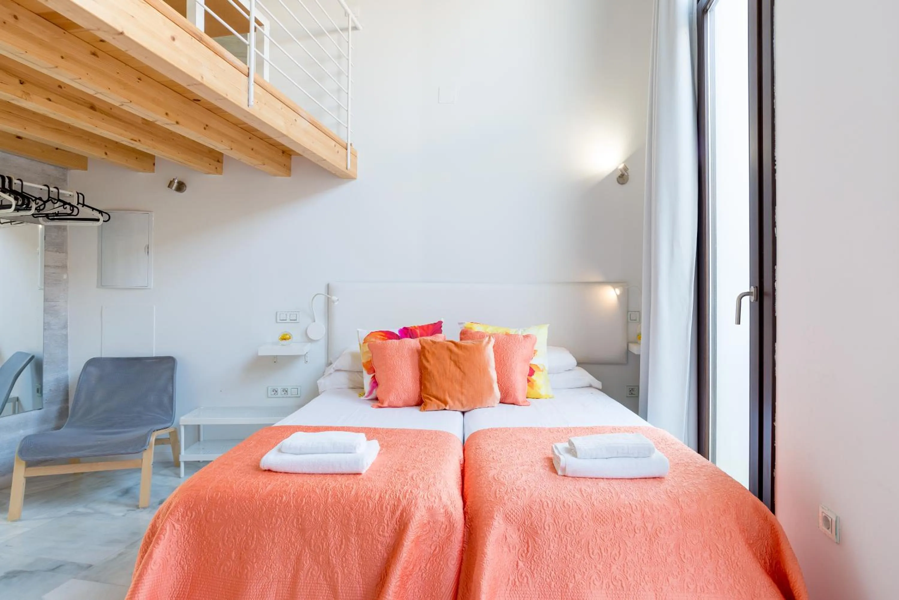 Bedroom, Bed in Malaga City Breaks