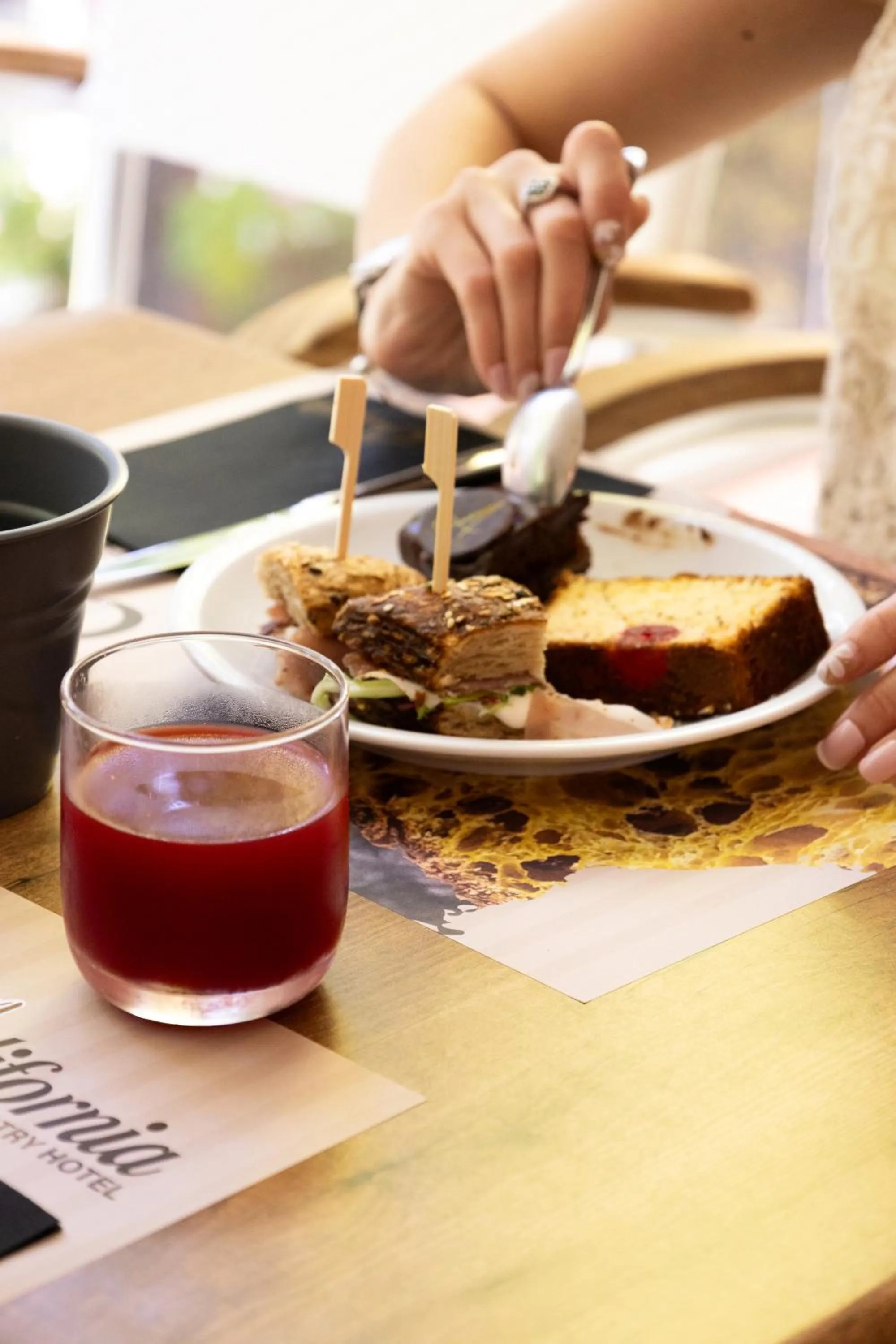 Breakfast in California Pastry Hotel