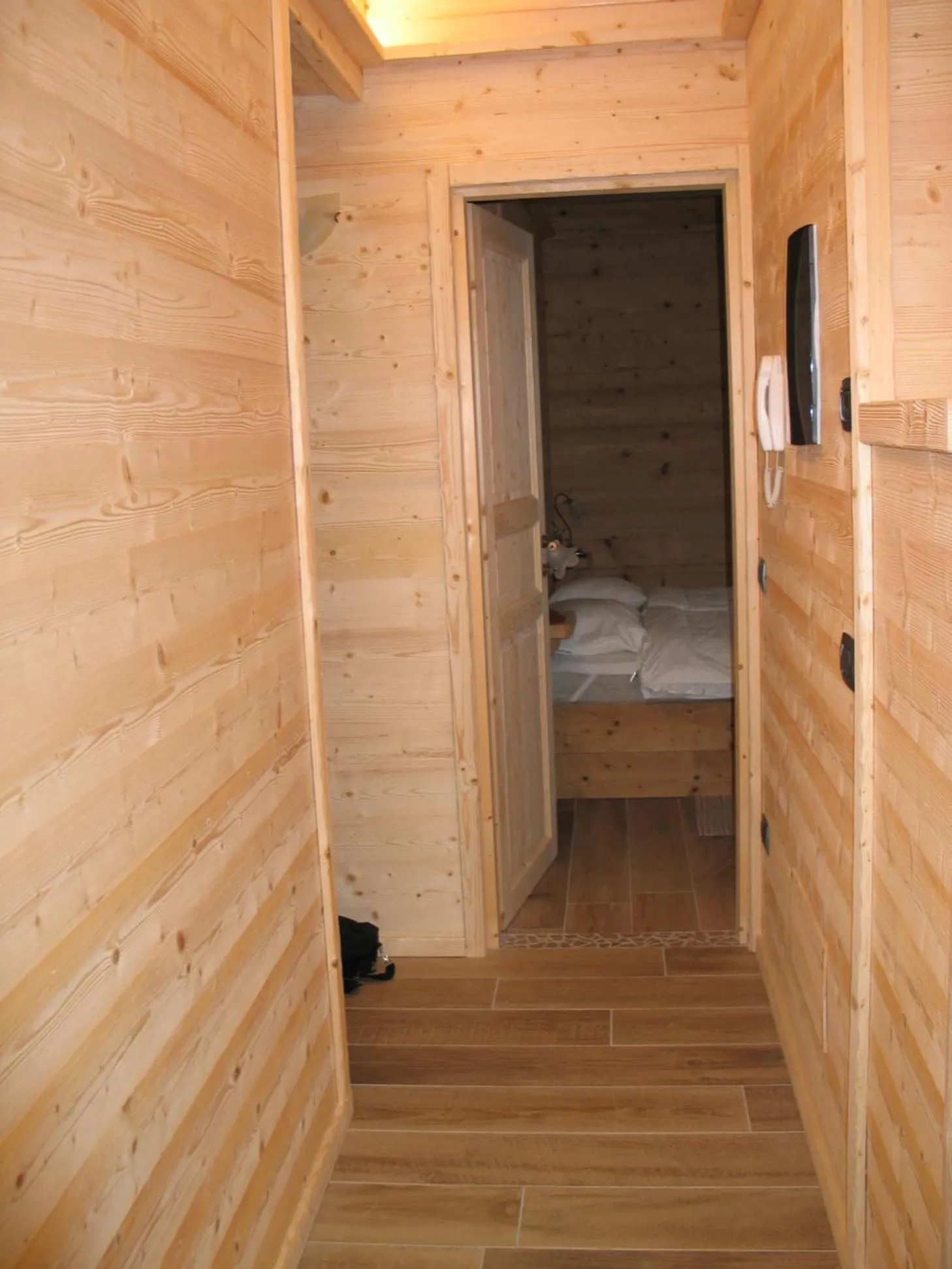 Communal kitchen, Bed in B & B Le Riue