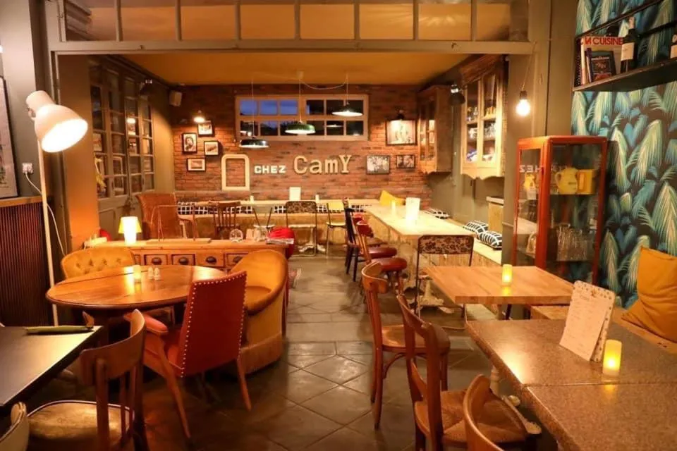 Lounge or bar in Les chambres de Lily