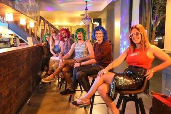 Lounge or bar in Les chambres de Lily