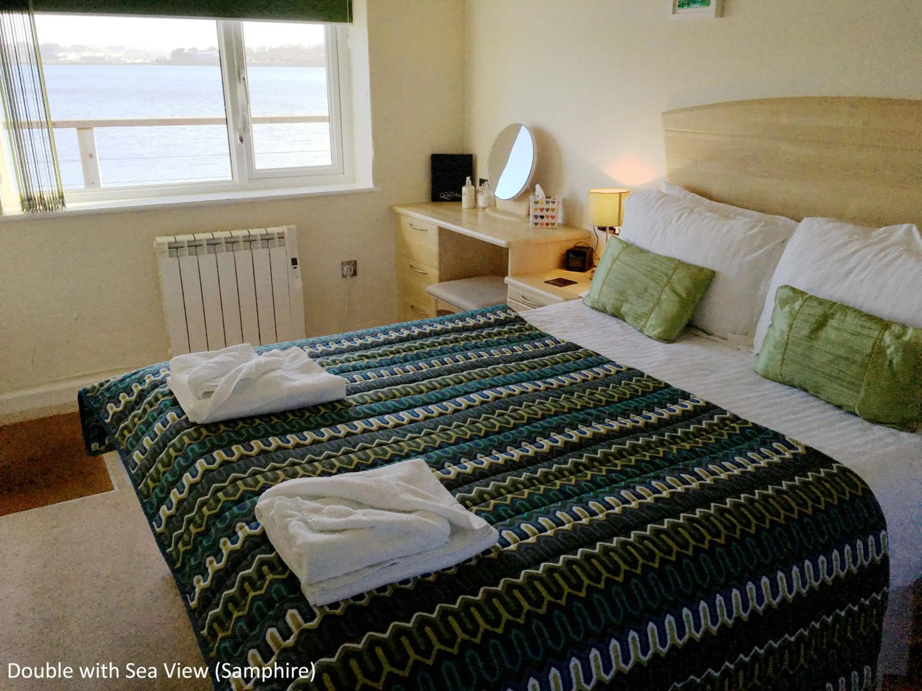 Bed in The Old Quay House