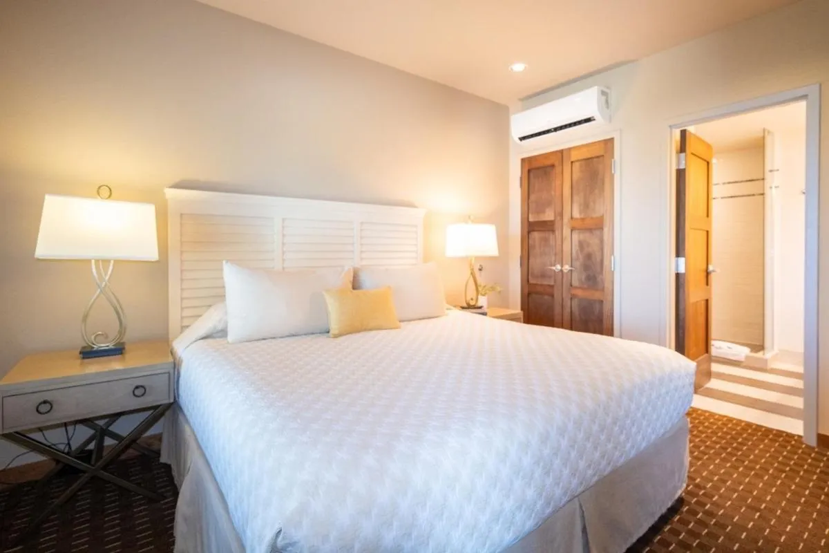 Bed in The Lodge at Columbia Point