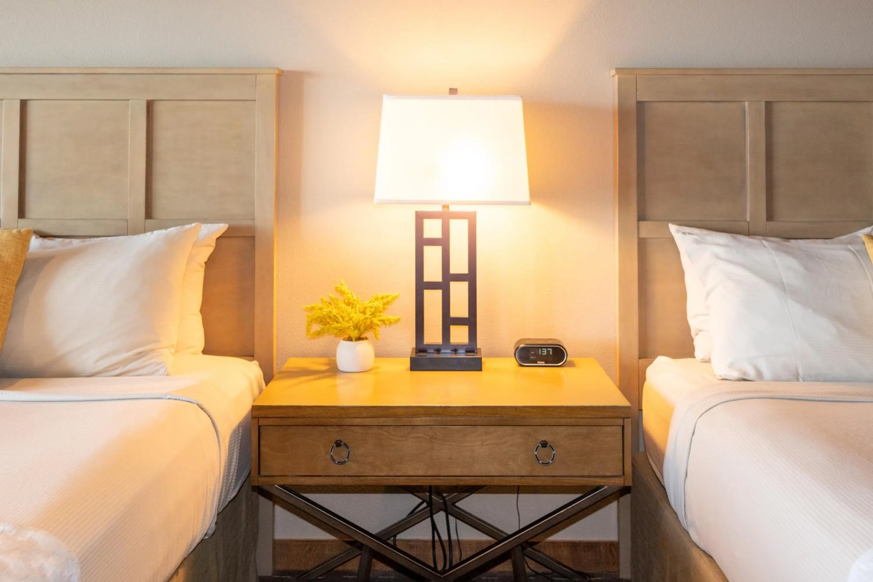 Bed in The Lodge at Columbia Point