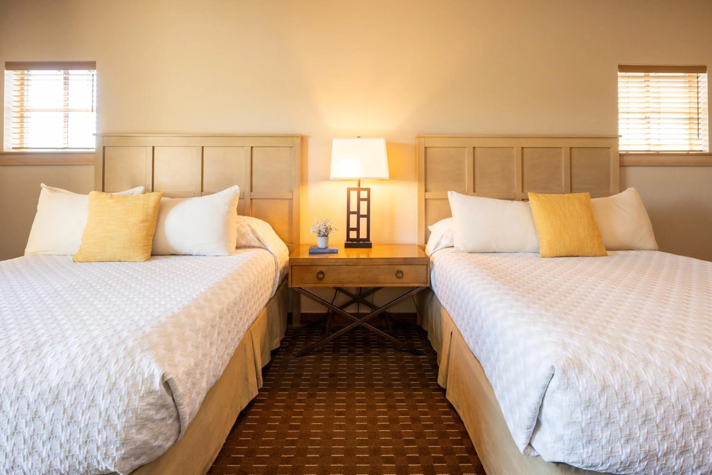 Bed in The Lodge at Columbia Point