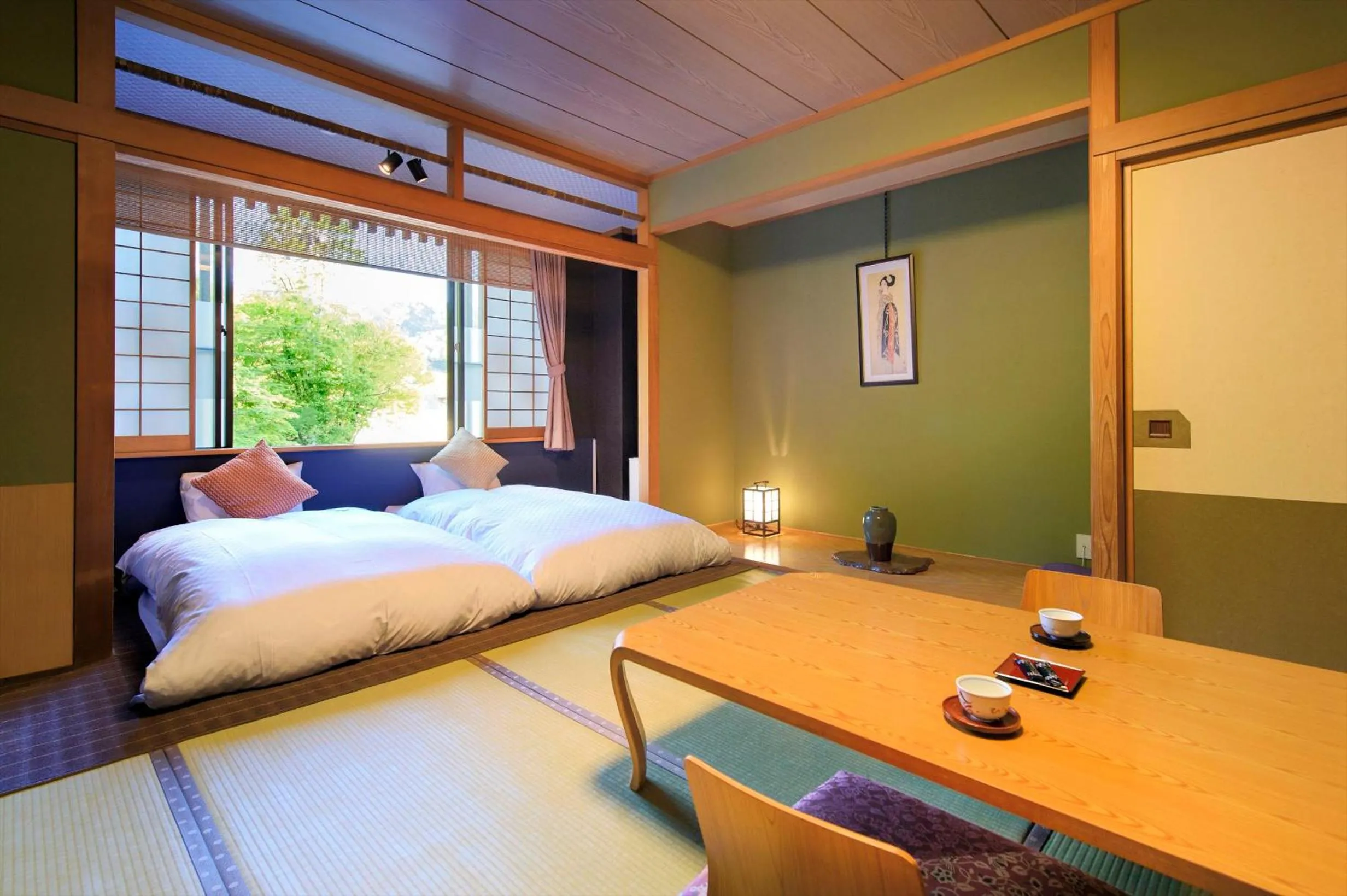 Photo of the whole room, Bed in Meitoya So