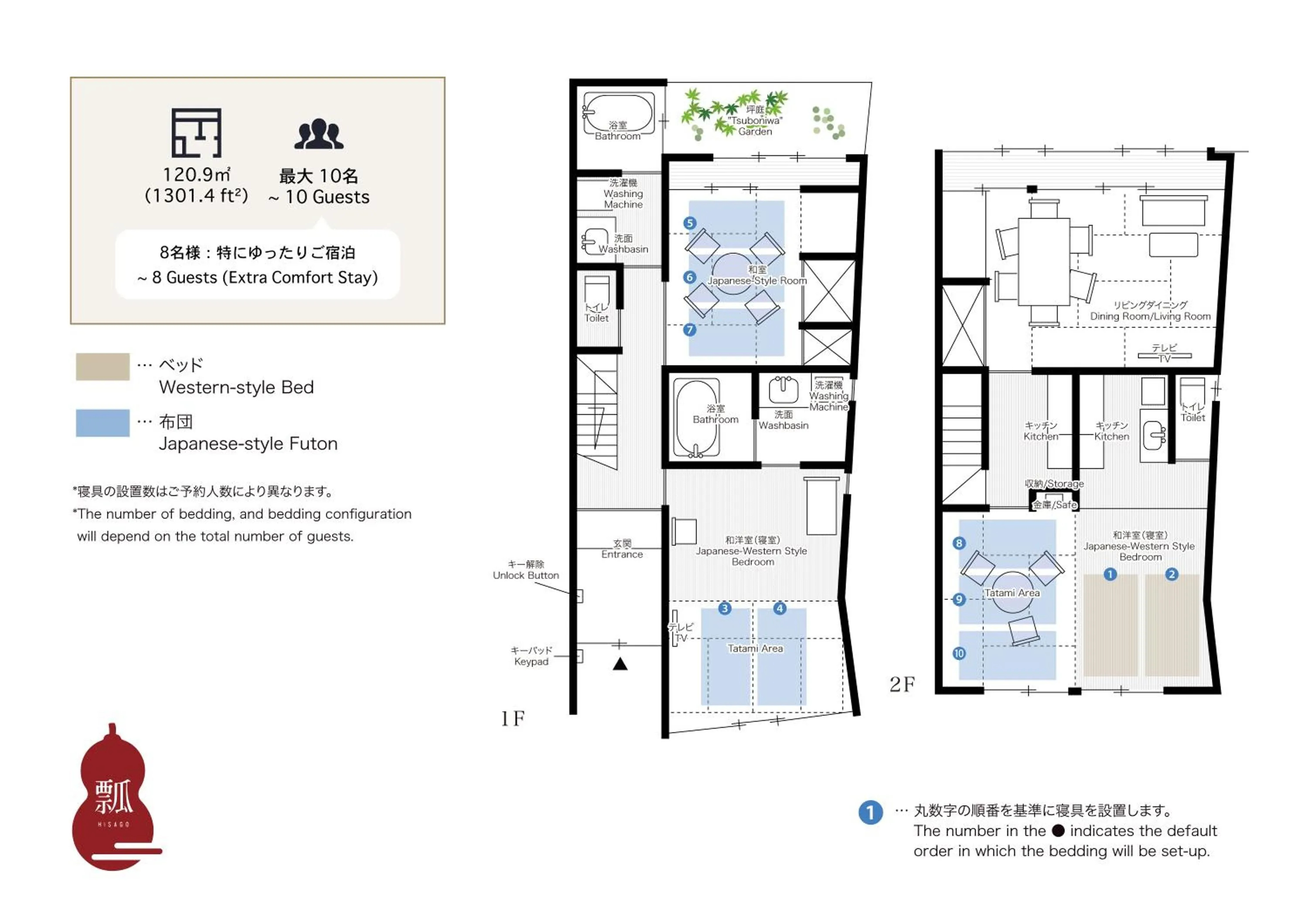 Floor plan in Hisago
